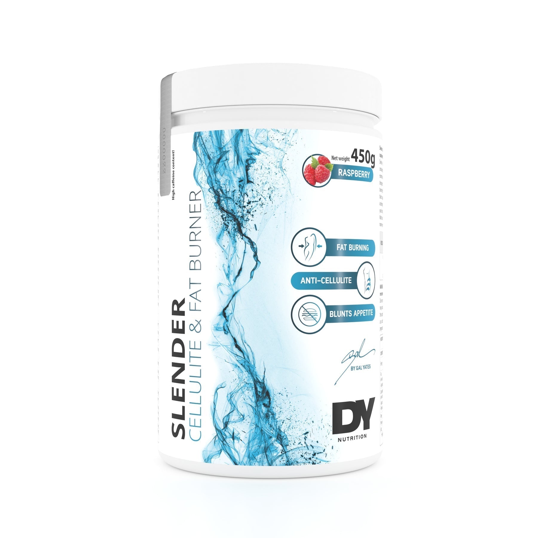 Dorian Yates Slender - Premium Cellulite & Fat Burner Supplement (450g) | Fast-Acting Weight Loss Formula for Women & Men | Perfect for Gym, Workout & Daily Energy Boost