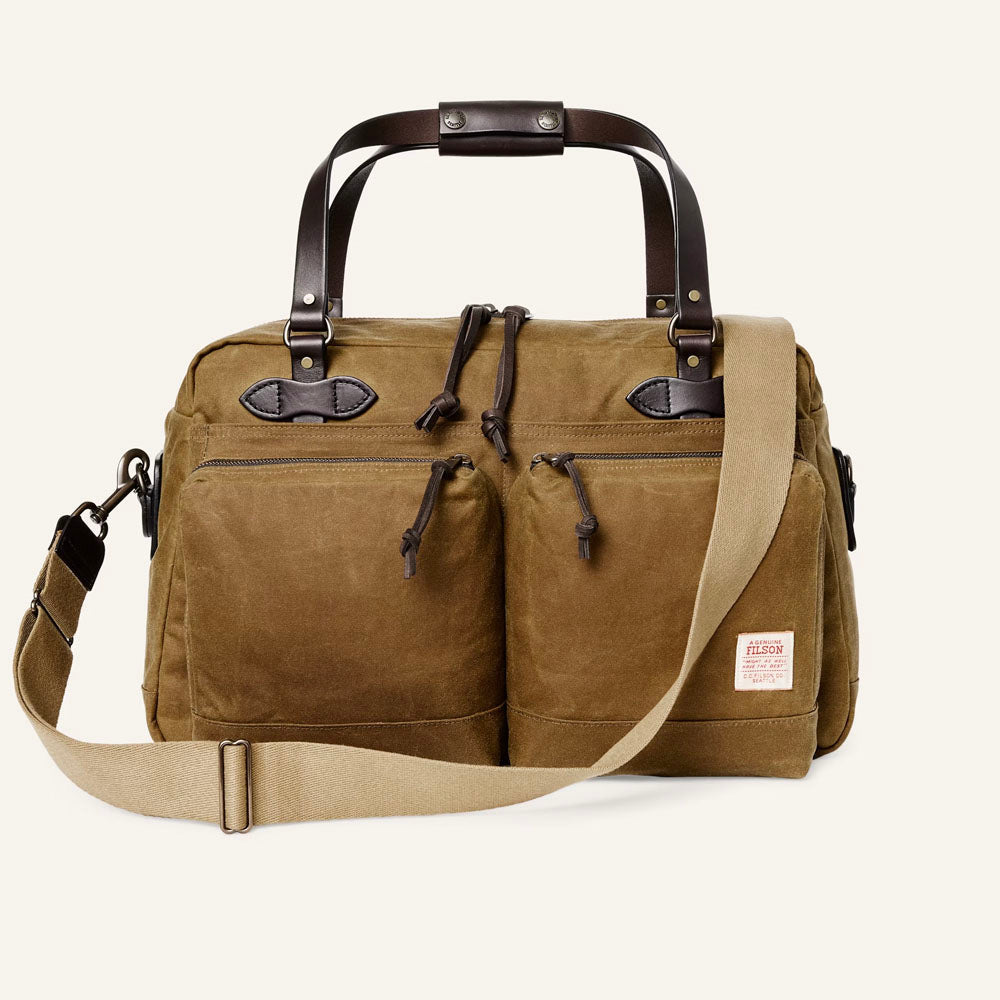 48 Hour Tin Cloth Duffle Bag - Waterproof & Durable Travel Duffel for Camping, Gym, and Weekend Getaways