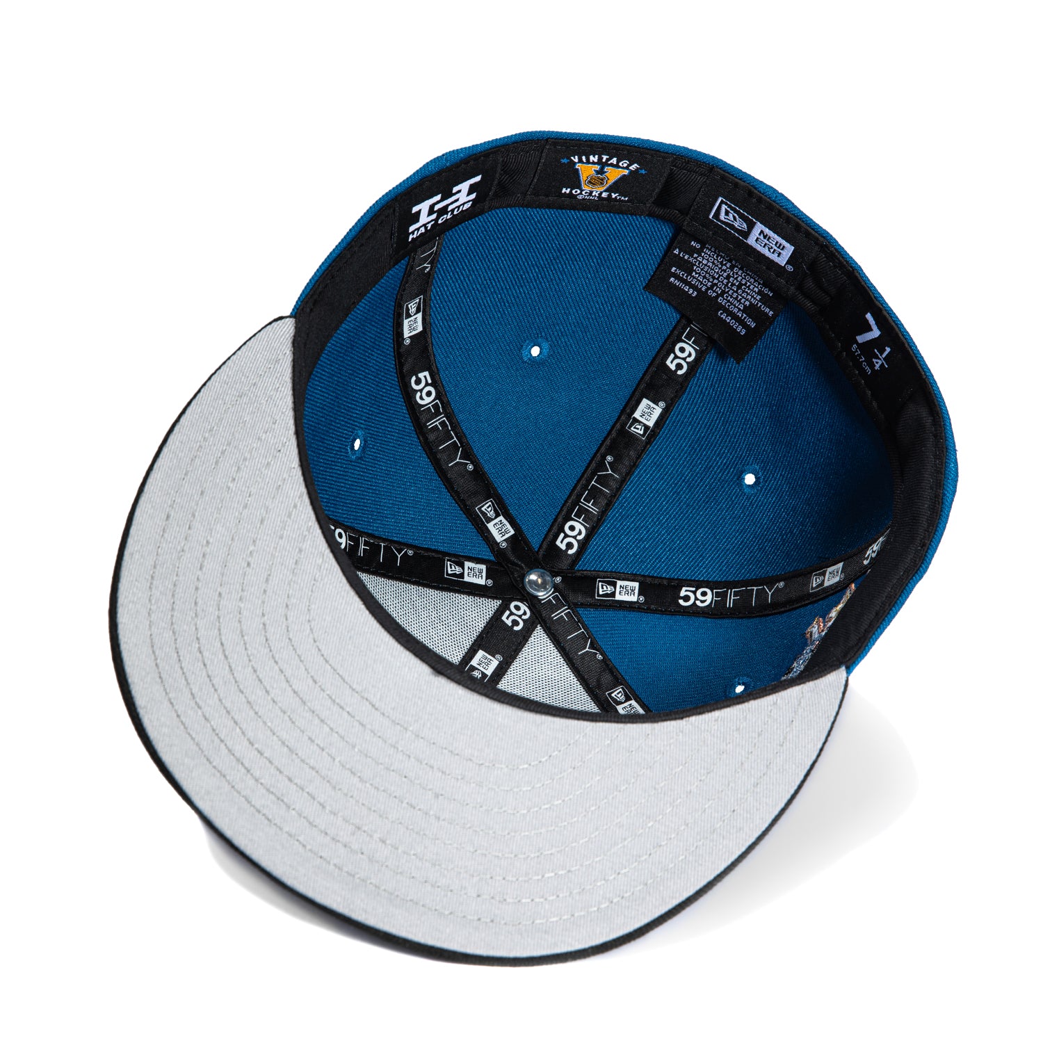 New Era 59Fifty Washington Capitals Logo Patch Alternate Snapback Hat - Indigo & Black - Official NHL Licensed Baseball Cap for Men & Women - Perfect for Games, Streetwear & Sports Fan Fashion