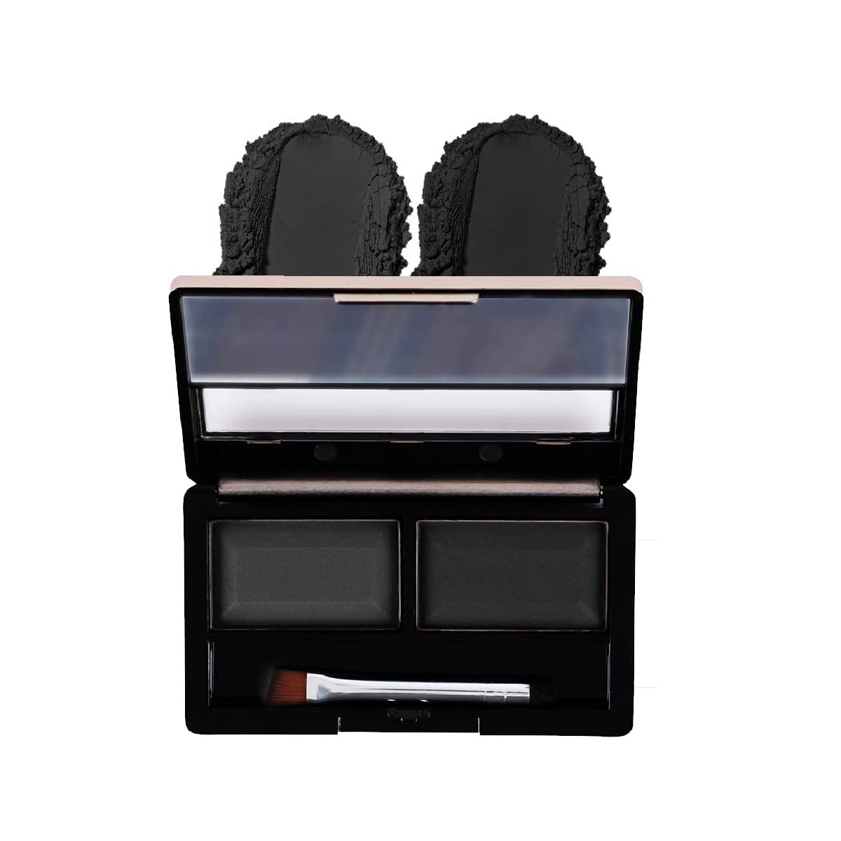 MATT LOOK Perfect Brow Duo-Shade Brow Powder - Waterproof Eyebrow Filler with Brush, Long Lasting & Sweat Proof - Multicolor 01 | Natural Looking Brows for Everyday Makeup & Special Occasions