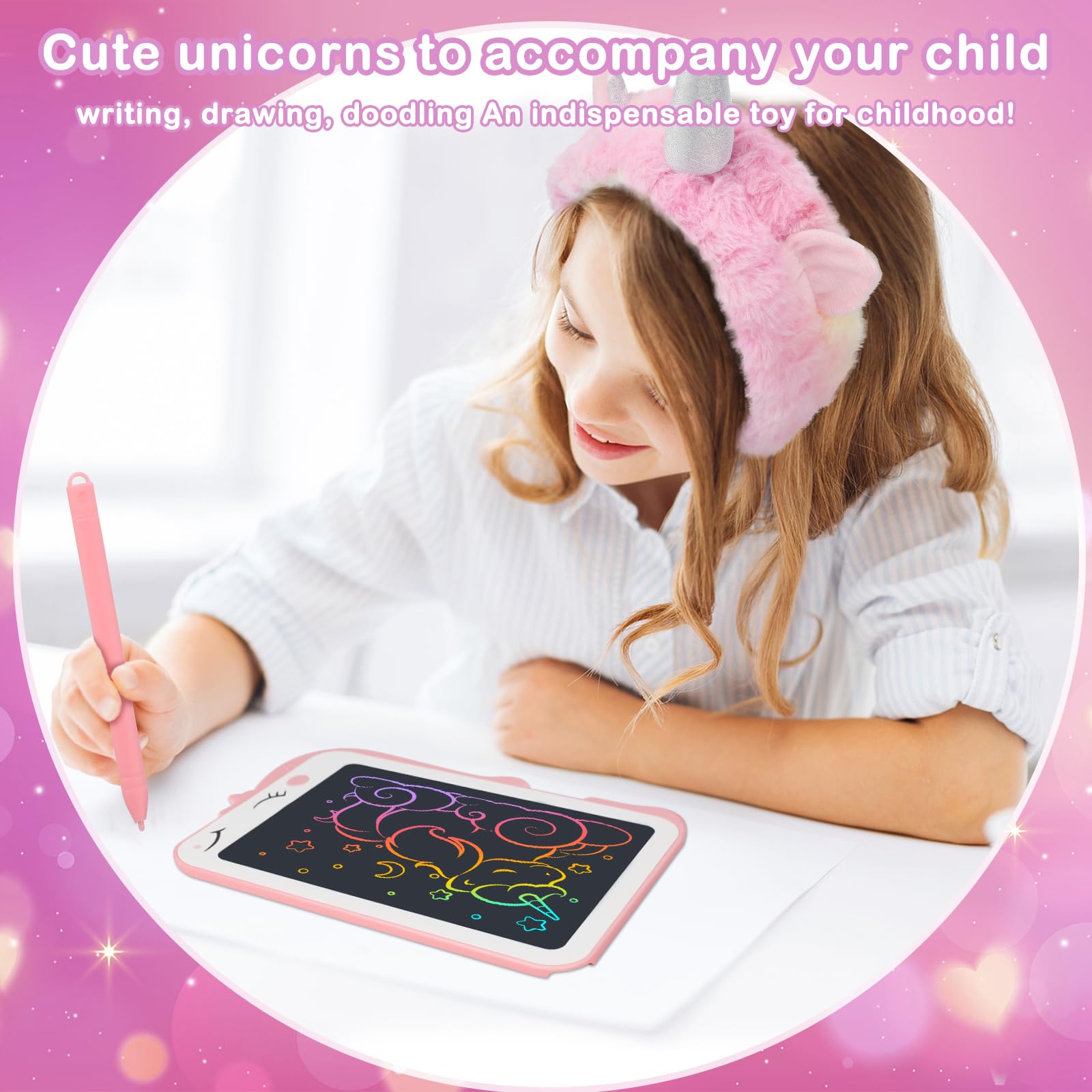 Magical Unicorn Toys for Girls Ages 4-8 | Unicorn Gift Box Set | Perfect Birthday Present for Little Girls | Fun Playtime & Party Favor Gift Idea