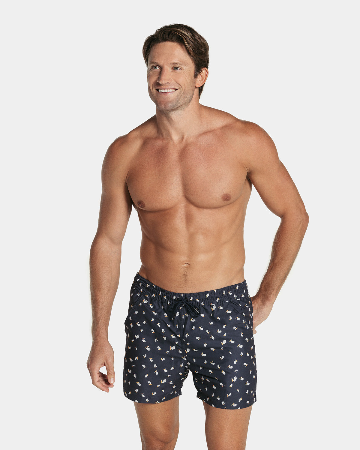 Eco-Friendly Men's Swim Trunks with Soft Inner Mesh Lining - Quick-Dry, Comfortable & Sustainable Swimwear for Beach, Pool & Water Sports