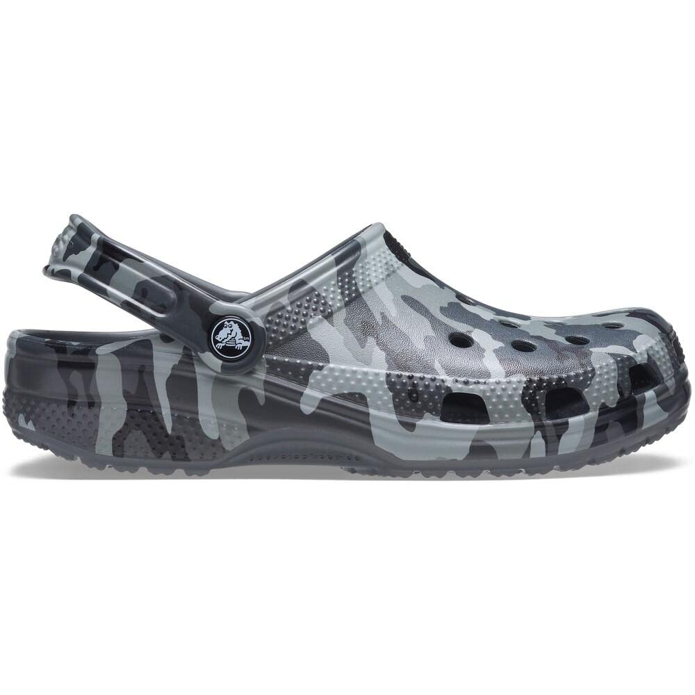 Crocs Unisex-Adult Classic Printed Camo Clog - Comfortable Slip-On Shoes for Men & Women - Perfect for Casual Wear, Gardening, Beach & Outdoor Activities
