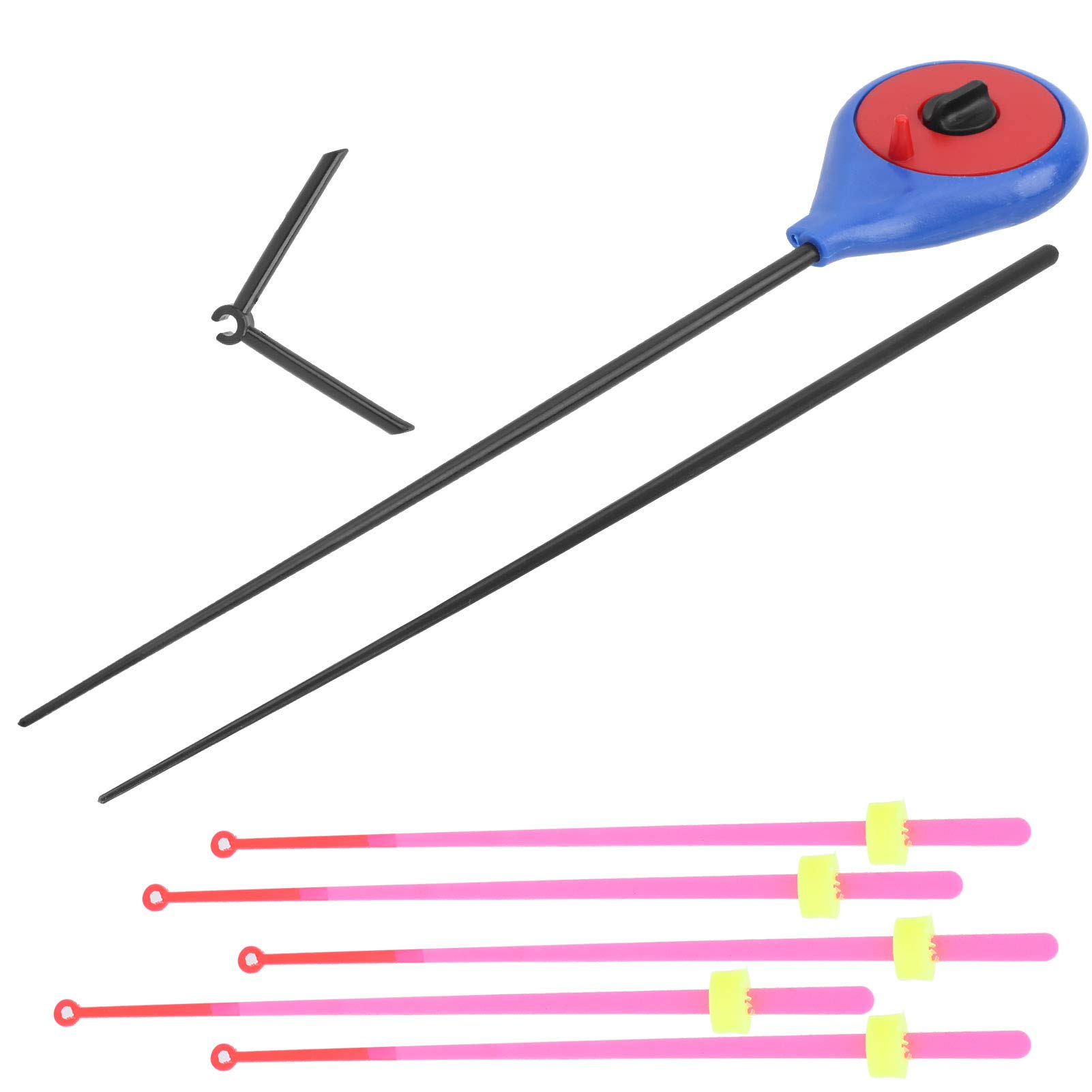 Sazao 12cm/4.7in Professional ABS Mini Ice Fishing Rod - Winter Fishing Pole Tool for Ice Anglers | Perfect for Ice Fishing, Winter Outdoor Activities & Fishing Enthusiasts