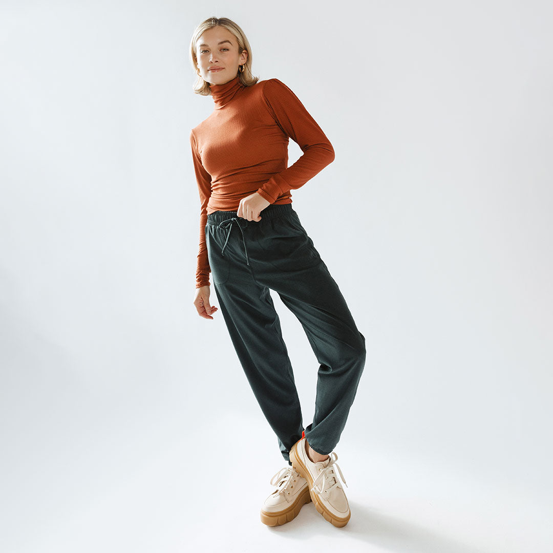 Everywhere Joggers for Women - Soft Heather Cobalt Lounge Pants for Running, Yoga & Casual Wear