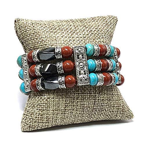 Bohemian Cuff Bracelet for Women - Handmade Beaded Southwestern Style Jewelry - Perfect for Festival, Beach, and Boho Fashion Outfits