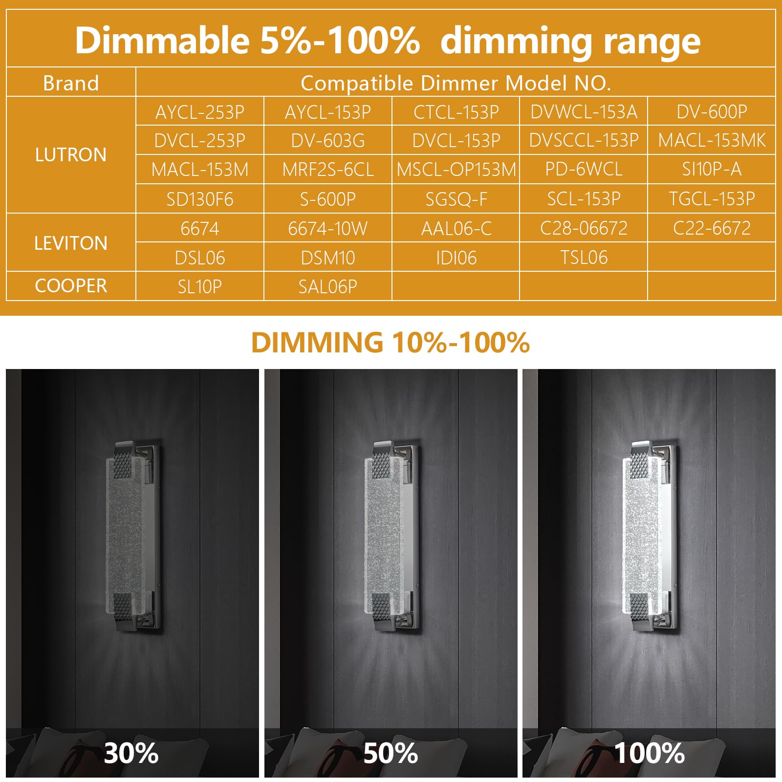 Modern Crystal Wall Sconce Lighting - 19.09