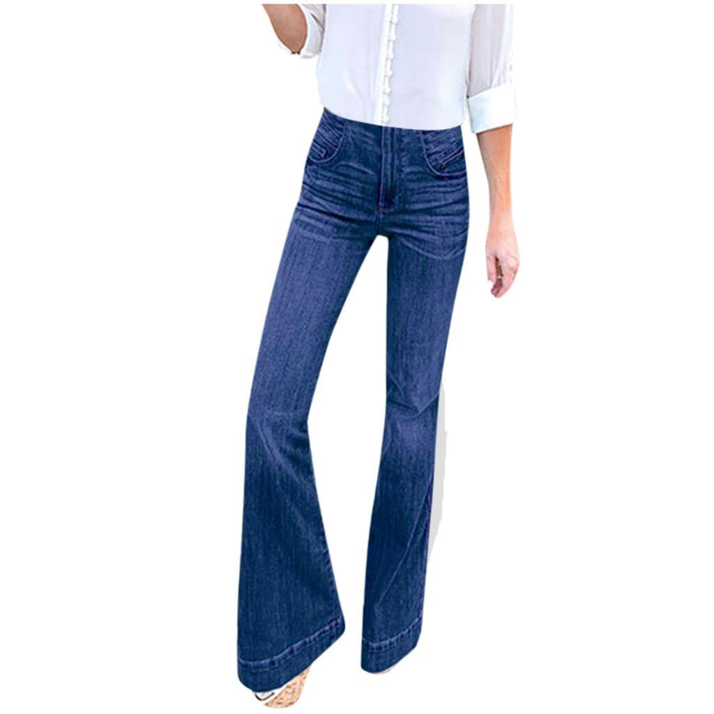 Women's Boyfriend Jeans - Loose Fit High Waist Baggy Denim Pants Retro Vintage Streetwear Cargo Jeans | Casual Outfit, Weekend Wear & Urban Fashion