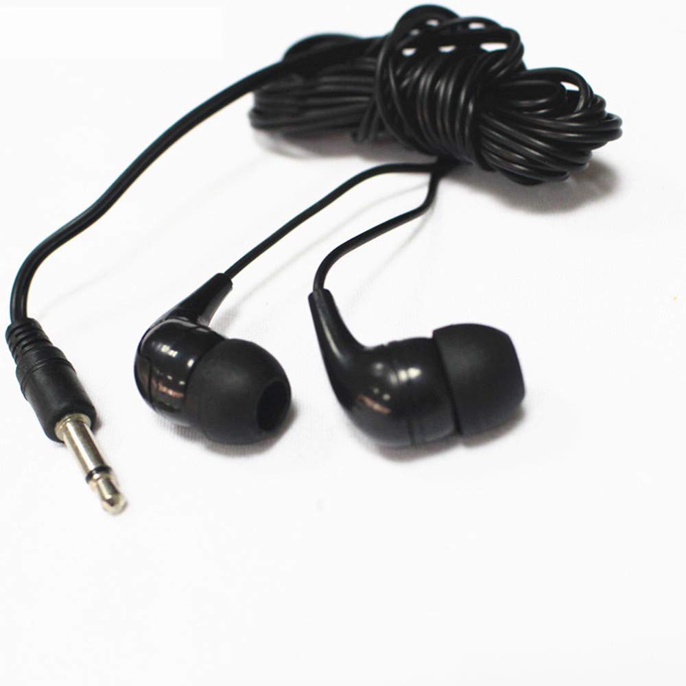 100 Pack Bulk Disposable Earbuds - Individually Wrapped Classroom Headphones for Students, Kids, Testing - Perfect for Schools, Libraries, Hospitals & Online Learning