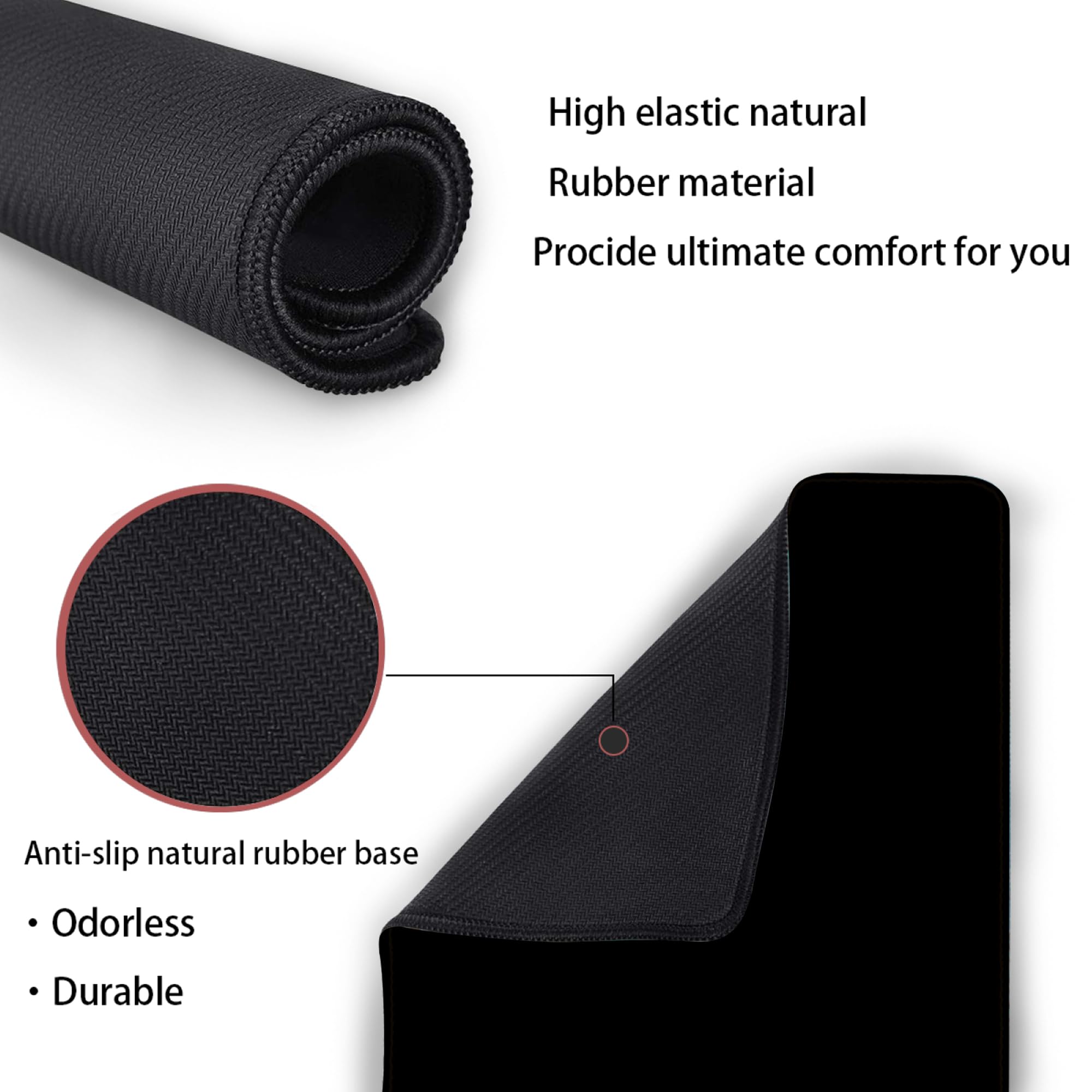 Funny Skull Skeleton Gaming Mouse Pad - XXL Extended Non-Slip Desk Mat for Office & Computer (35''×15.7'') with Stitched Edges | Perfect for Gaming Setup, Workstation & Keyboard Protection