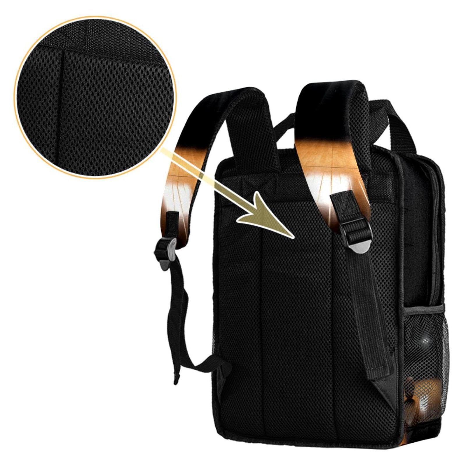 Men's & Women's Travel Backpack - Durable & Stylish for Basketball, Wooden Cricket Field & Outdoor Adventures - Perfect for Hiking, Gym & Daily Commute