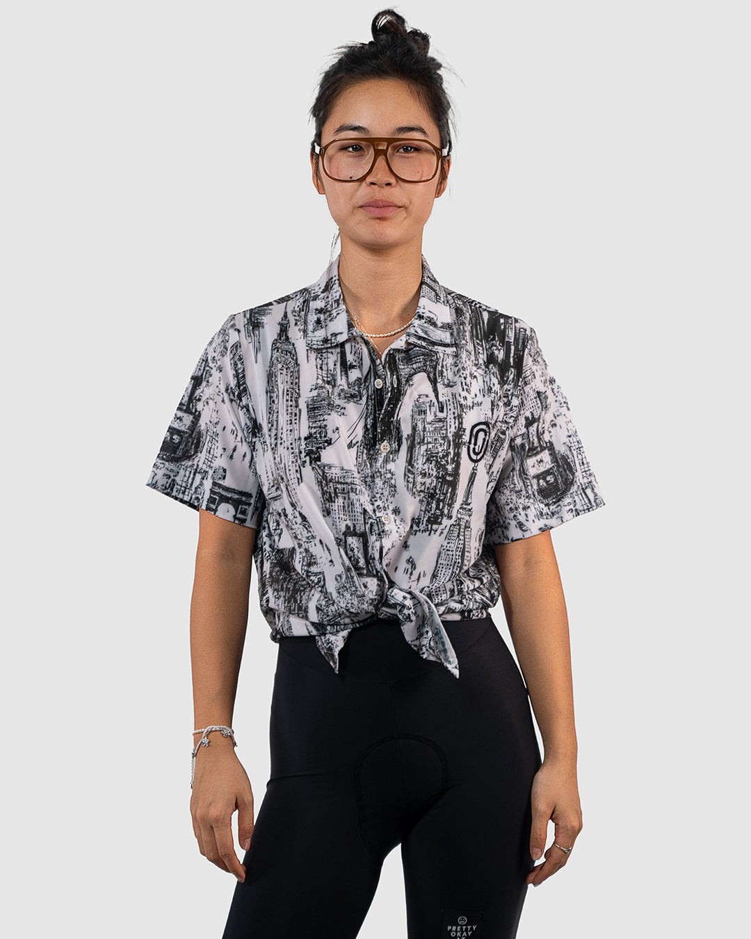 New York Stories Resort Shirt - Stylish Vacation Hawaiian Shirt for Men & Women - Perfect for Beach, Summer & Tropical Getaways