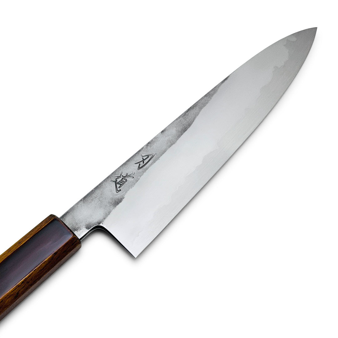 Premium Hado Kirisame White #1 Gyuto Japanese Chef Knife 210mm (8.2 Inch) with Urushi Oak Handle - Perfect for Sushi, Sashimi & Precision Cutting