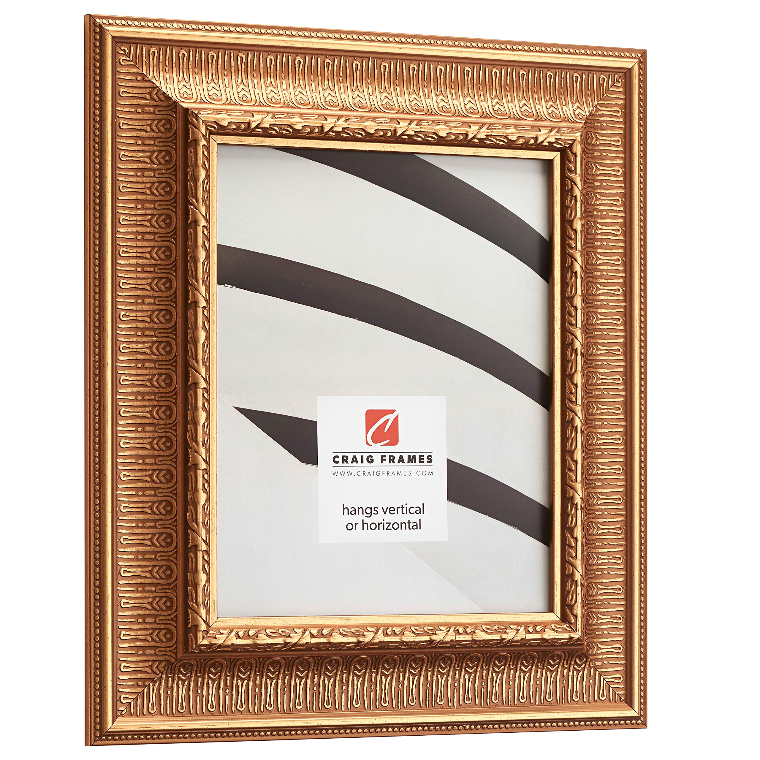 Craig Frames Maximus 12x18 Inch Picture Frame in Roman Gold - Elegant Wall Decor for Living Room, Bedroom & Office Photos