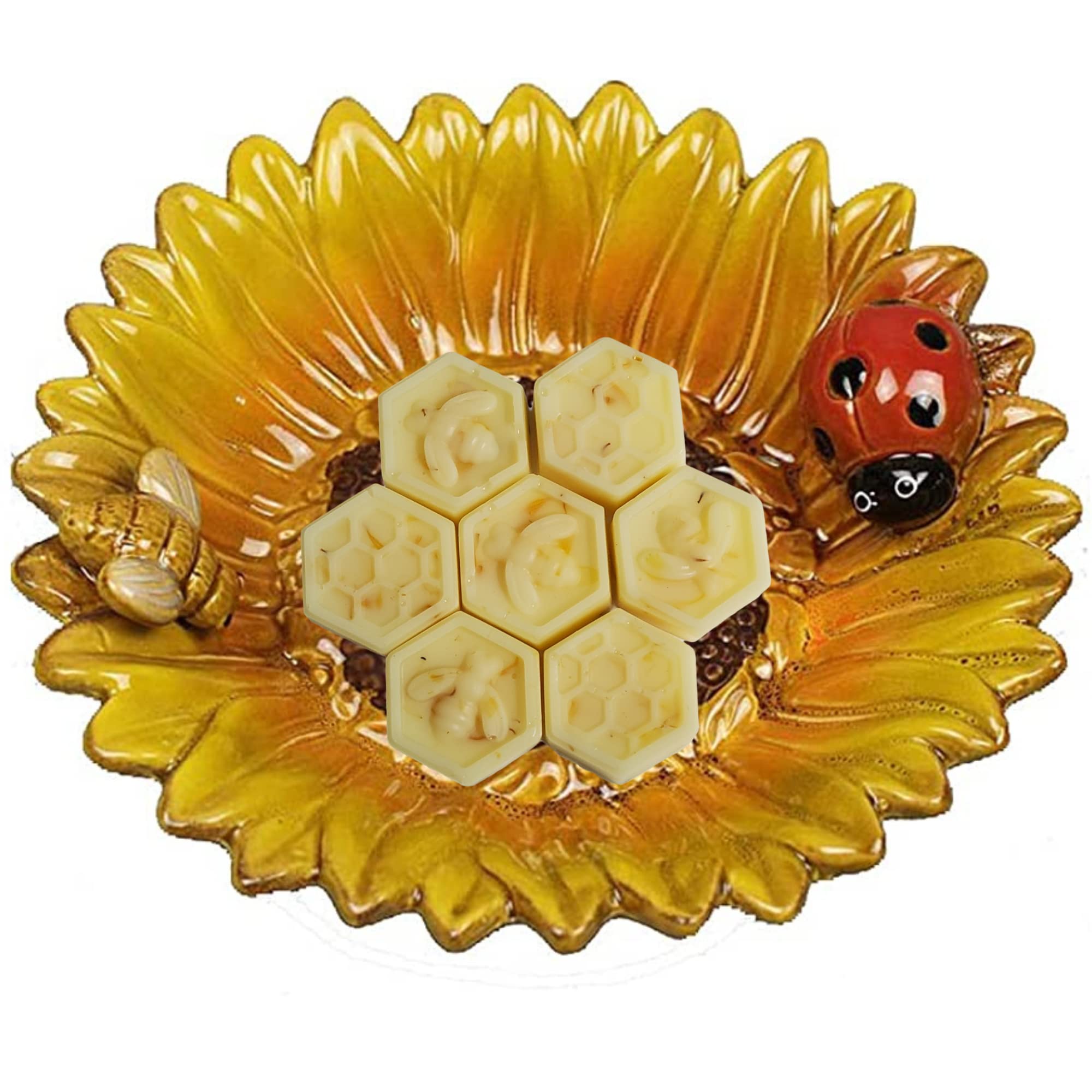 Organic Honeycomb Honey Bee Baby Shower Favors - 20-Pack Goat's Milk & Honey Scented Soap Gift Set for Gender Reveal Parties, Newborn Celebrations & Bridal Showers - Perfect Baby Shower Party Favors & Wedding Guest Gifts