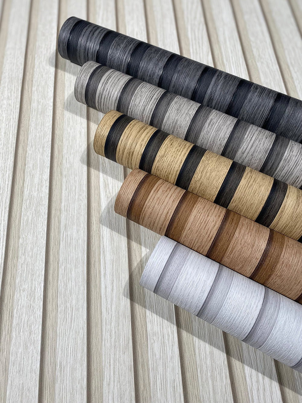 Botanica Wood Stripe Wall Decor - Handmade Natural Wood Art for Home & Office - Perfect for Living Room, Bedroom, and Office Decoration
