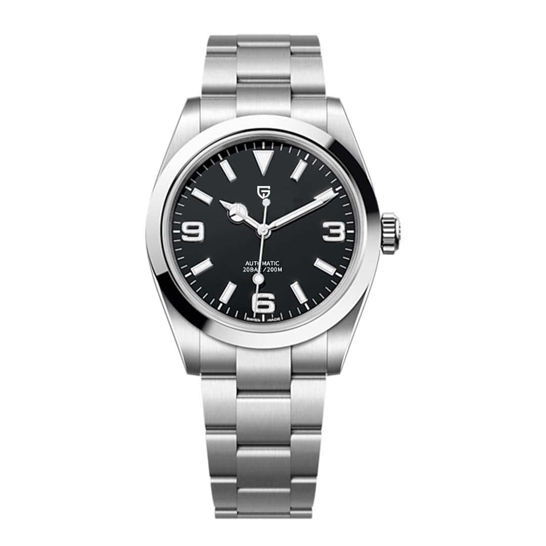 Pagani Design Men's Automatic Diver Watch - 40mm Stainless Steel, Sapphire Crystal, 200M Waterproof - Perfect for Diving, Swimming & Everyday Wear