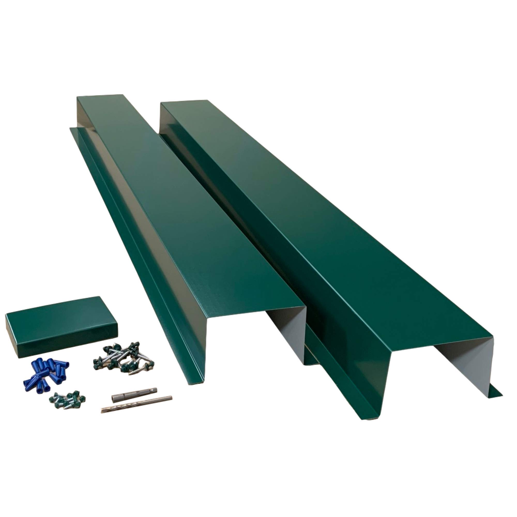 EAGLE 1 Metal Line Set Cover Kit for Mini Split & Central AC Heat Pump - 4x4 Inch, Green - Durable Protection for Outdoor AC Units & Pipes - Perfect for Home, Office & Commercial HVAC Systems