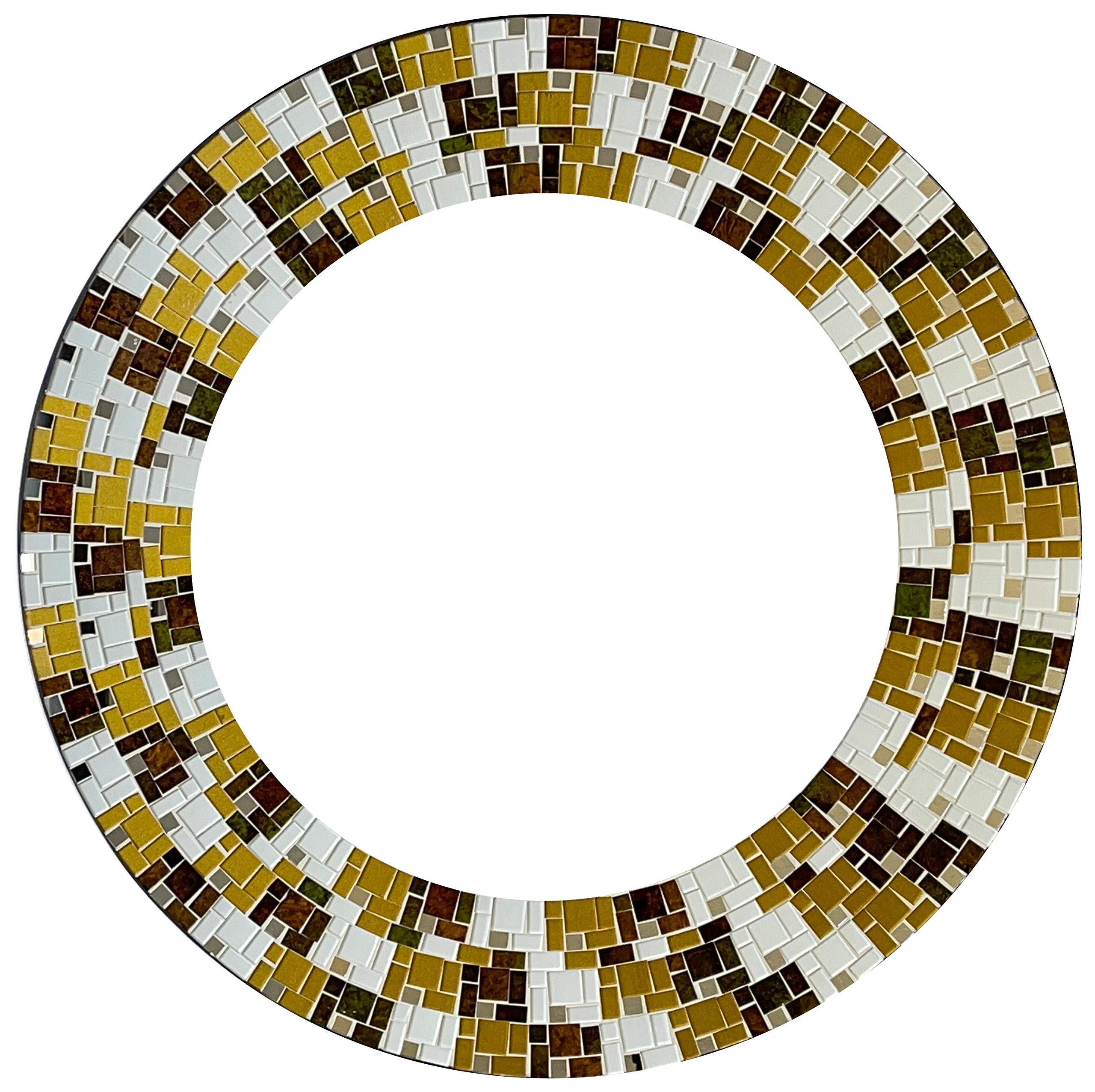 Handcrafted Mosaic Wall Mirror - 24