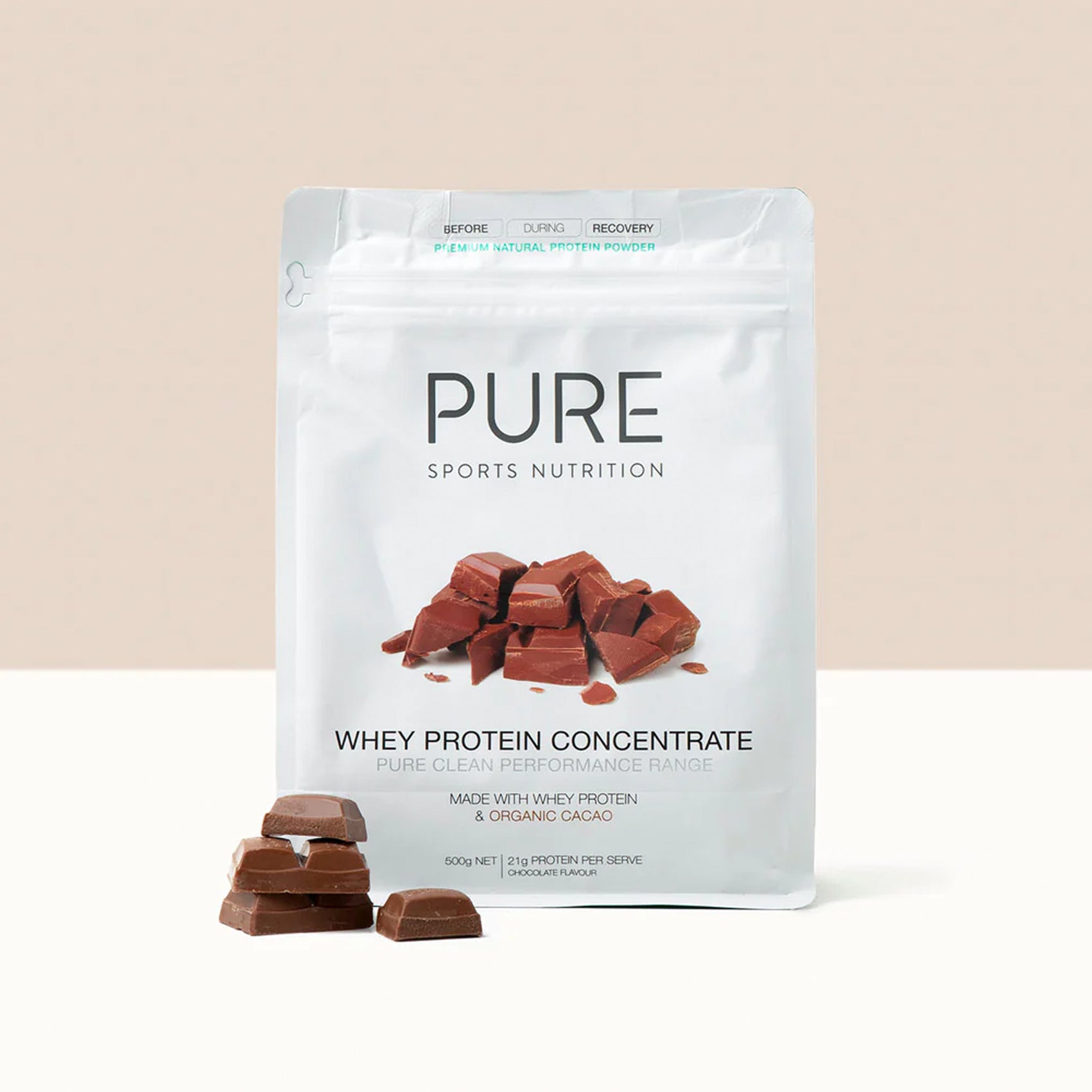 PURE Whey Protein Powder 500g - High-Quality Protein Supplement for Muscle Recovery & Growth - Ideal for Post-Workout, Fitness & Bodybuilding