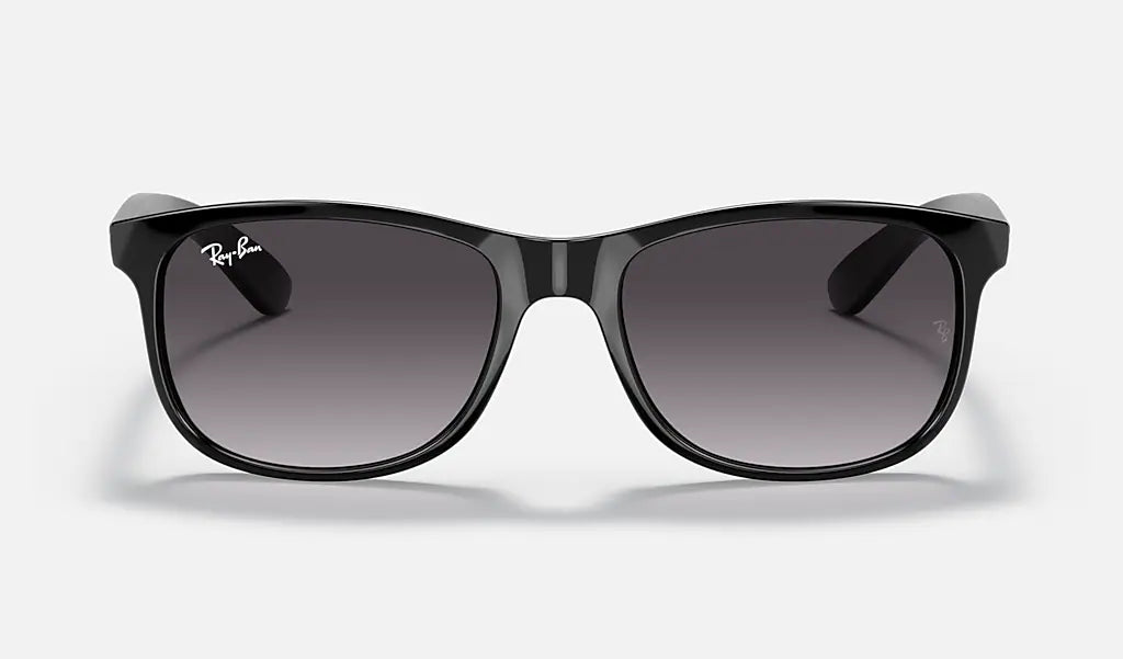 Ray Ban Andy RB4202 55mm Sunglasses - Black/Gray Gradient Polarized Lenses for Men & Women | UV Protection, Classic Aviator Style for Driving, Travel & Outdoor Activities
