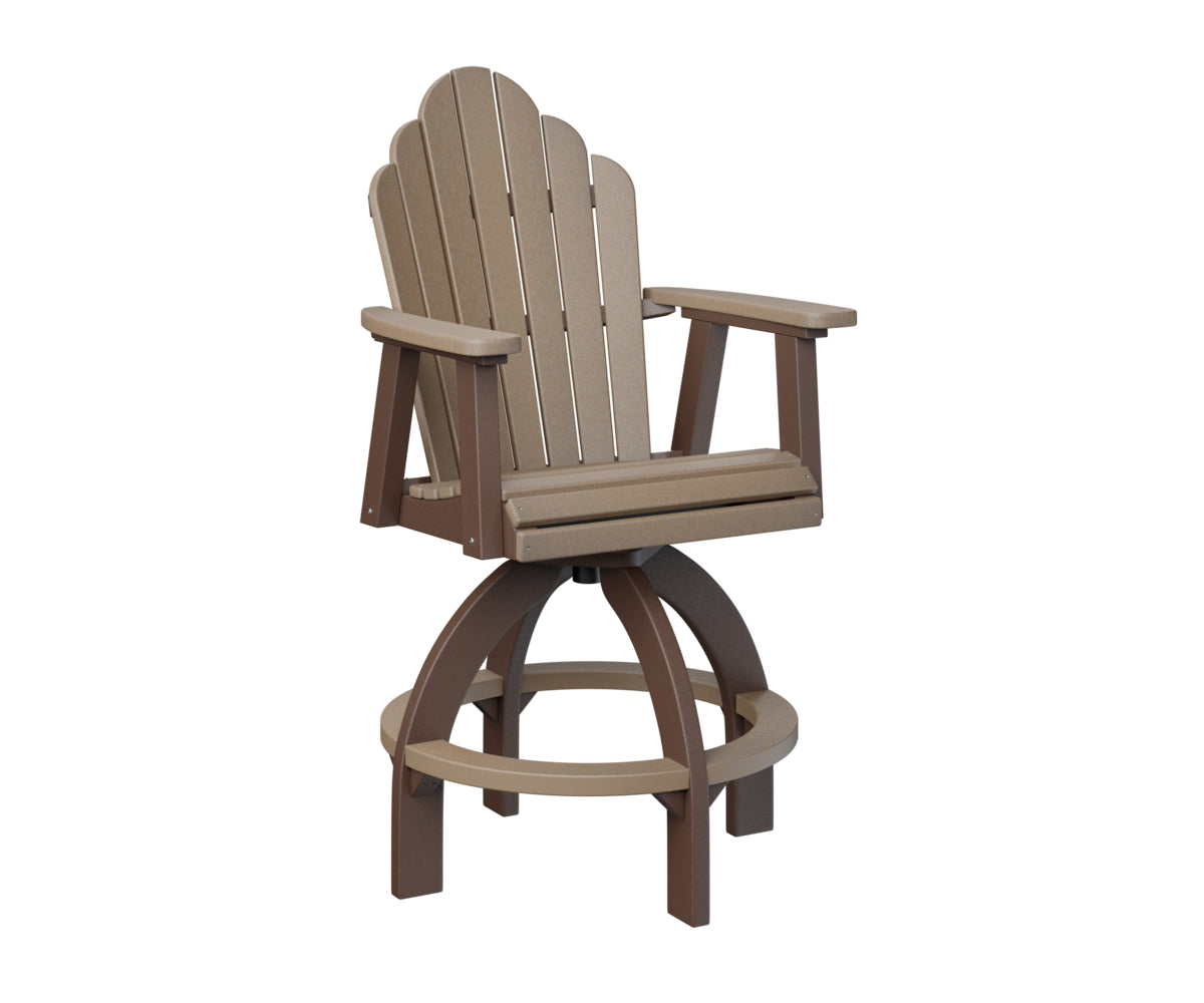 Weatherwood on Chocolate Brown