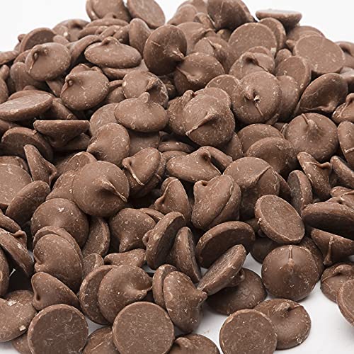 Mrs. Cavanaugh's Premium 20 lb Bulk Milk Chocolate Buttons for Baking, Candy Making & Desserts | High-Quality Baking Chocolate Chips for Cookies, Cakes & DIY Treats