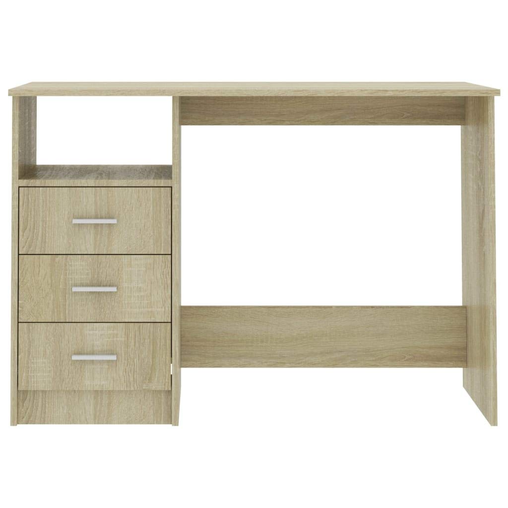 Sonoma Oak Writing Desk with Drawers - 43.3