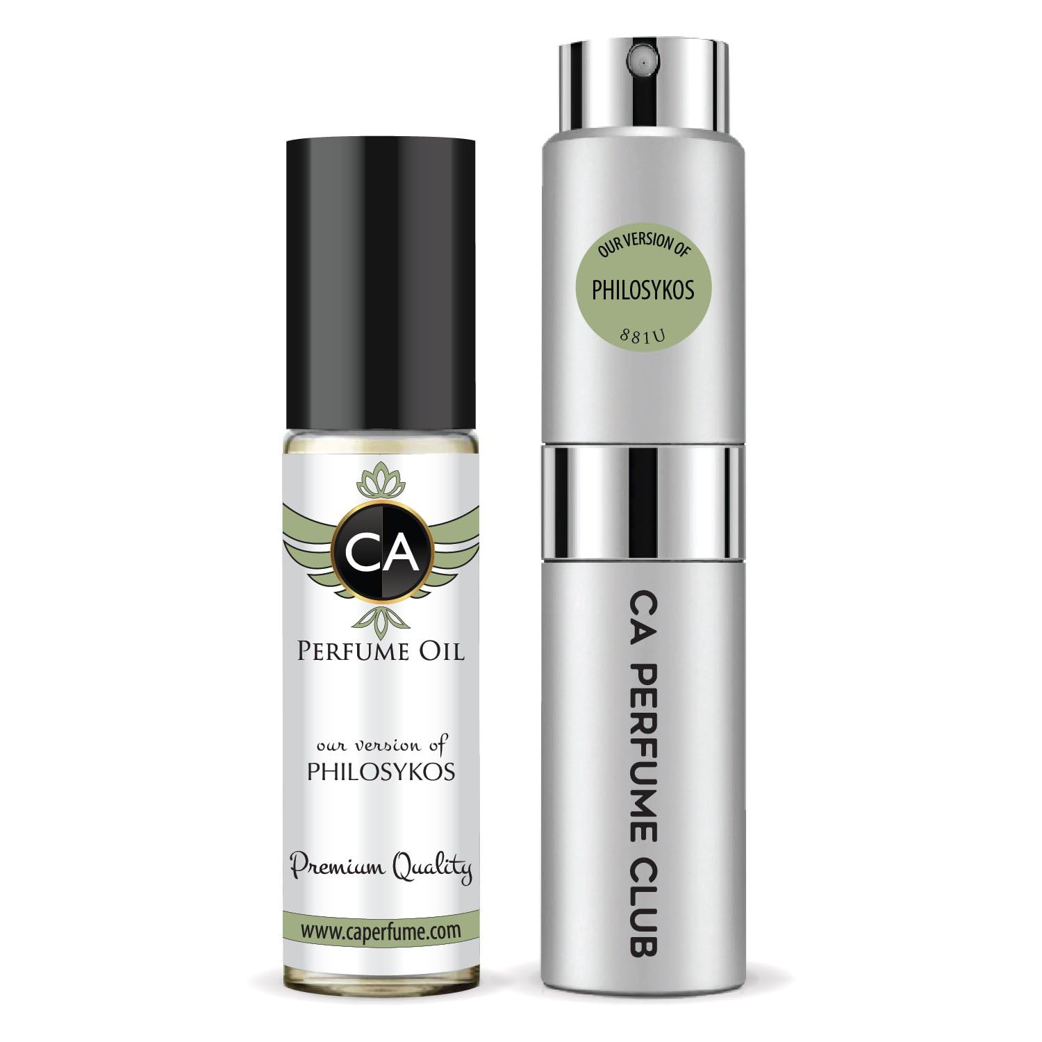 Diptyque Philosykos Inspired Perfume Duo for Women & Men - Eau de Toilette Spray (0.27 Fl Oz) + Roll-On Body Oil (0.33 Fl Oz) - Unisex Fragrance Gift Set for Date Night, Office & Everyday Wear