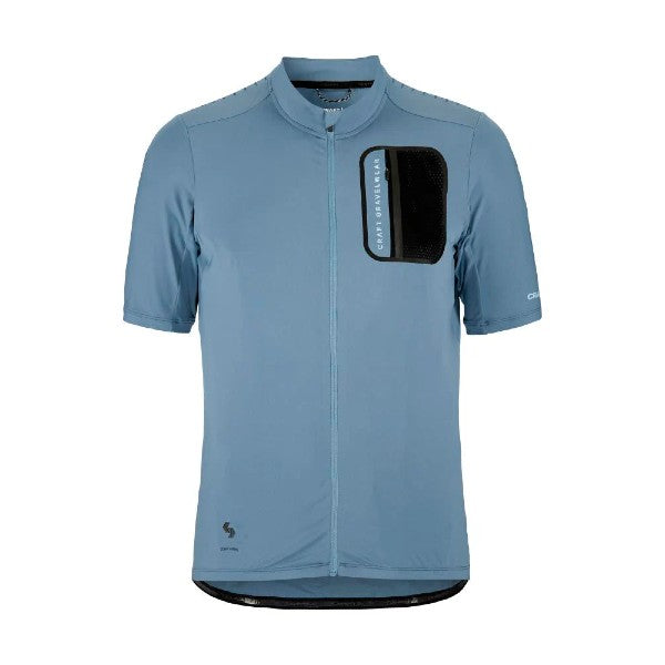 Craft ADV Gravel SS Jersey for Men - Lightweight Cycling Shirt for Gravel Biking & Outdoor Adventures - Perfect for Road Trips, Commuting & Mountain Trails