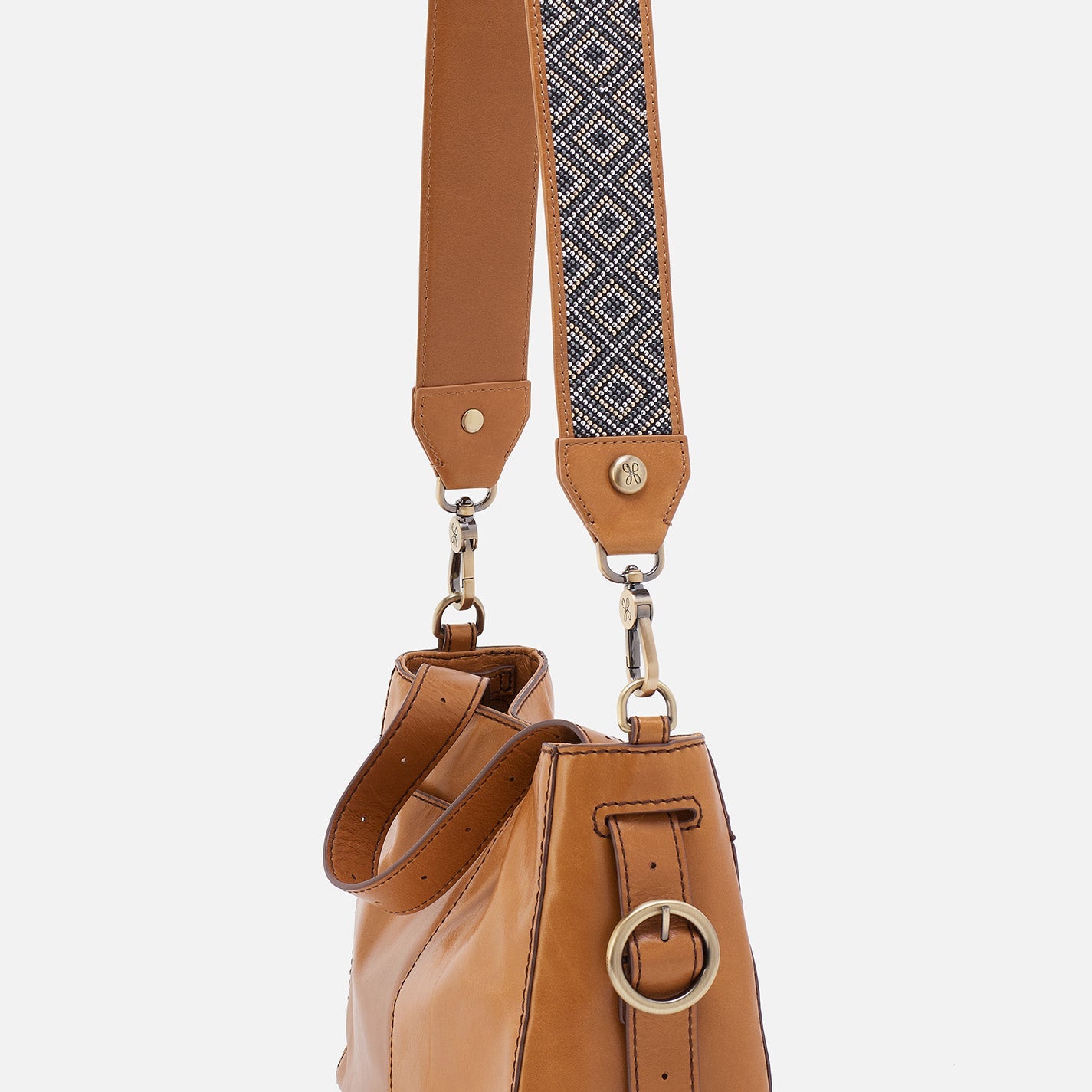 Premium Beaded Guitar Strap - Handmade Polished Leather with Natural Beads for Acoustic & Electric Guitars - Perfect for Live Performances & Studio Sessions