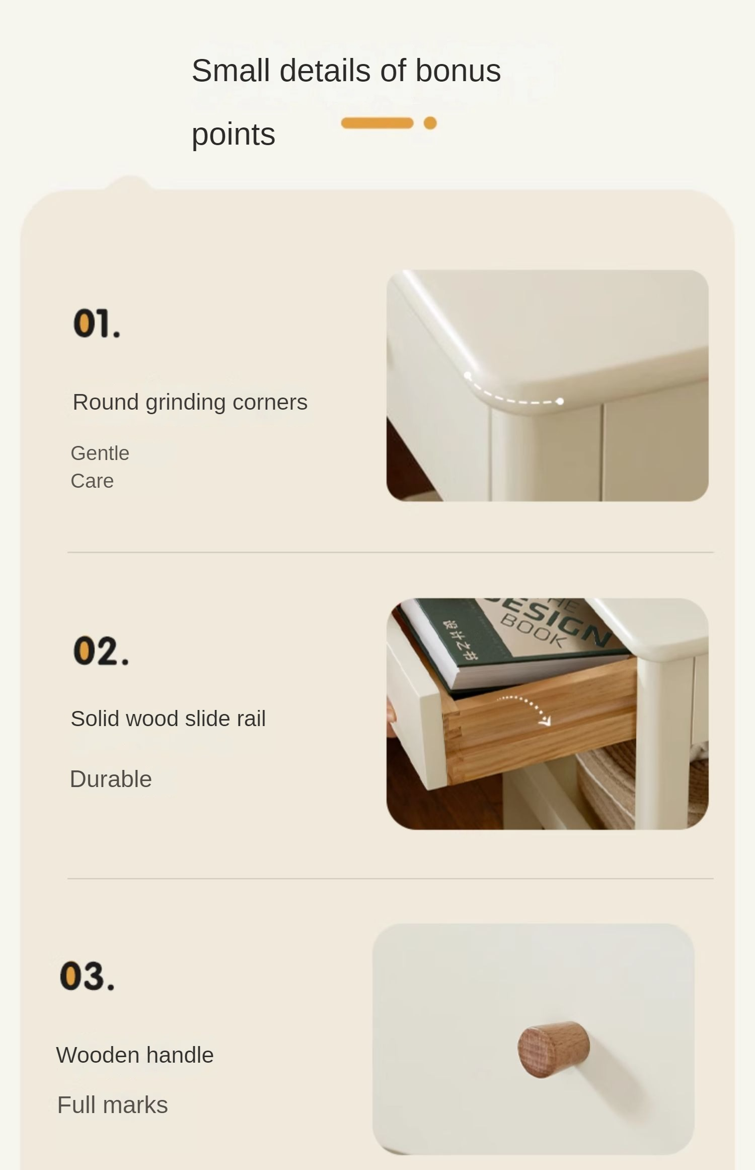 Solid Pine Wood Single Drawer Nightstand - Sturdy Bedside Table for Bedroom, Living Room, or Office - Perfect for Storage & Decor