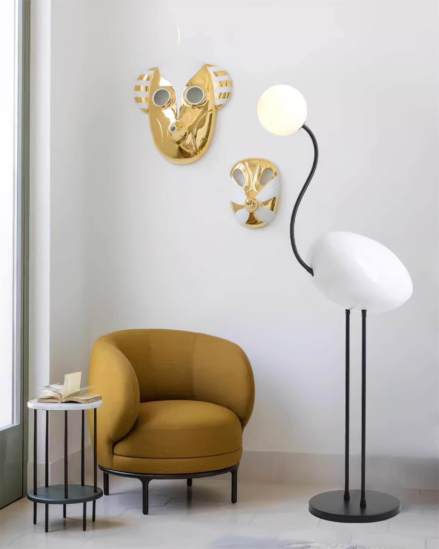 Modern Flamingo Floor Lamp with Adjustable Brightness - Stylish Home Decor for Living Room, Bedroom, or Nursery - Perfect for Reading & Ambient Lighting