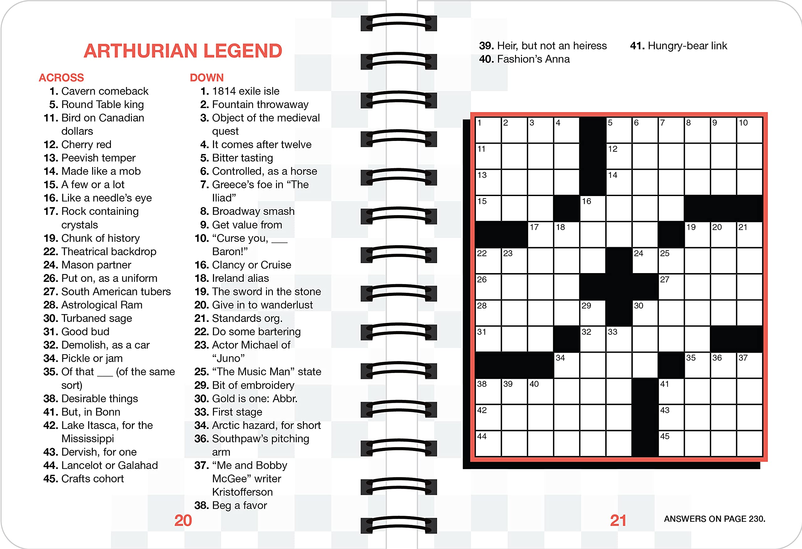 Brain Games - To Go - Crossword Challenge Book for Adults - Travel & Commute Entertainment - Fun Mental Exercise for Road Trips, Airplane & Waiting Rooms