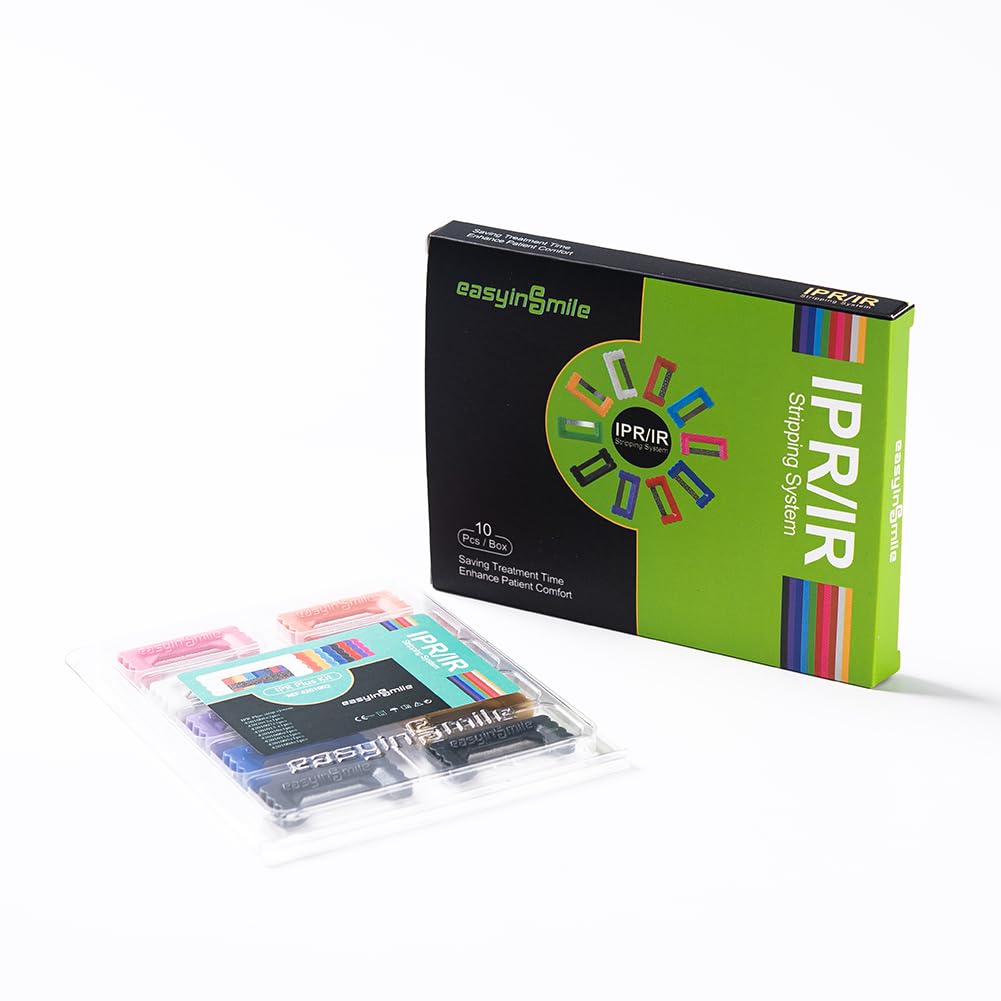 **Dental IPR Strips - 10PCS Orthodontic Polishing Strips for Interproximal Reduction & Teeth Sanding | IPR Plus Kit for Braces & Teeth Alignment | Perfect for Dentists & Orthodontic Treatments**