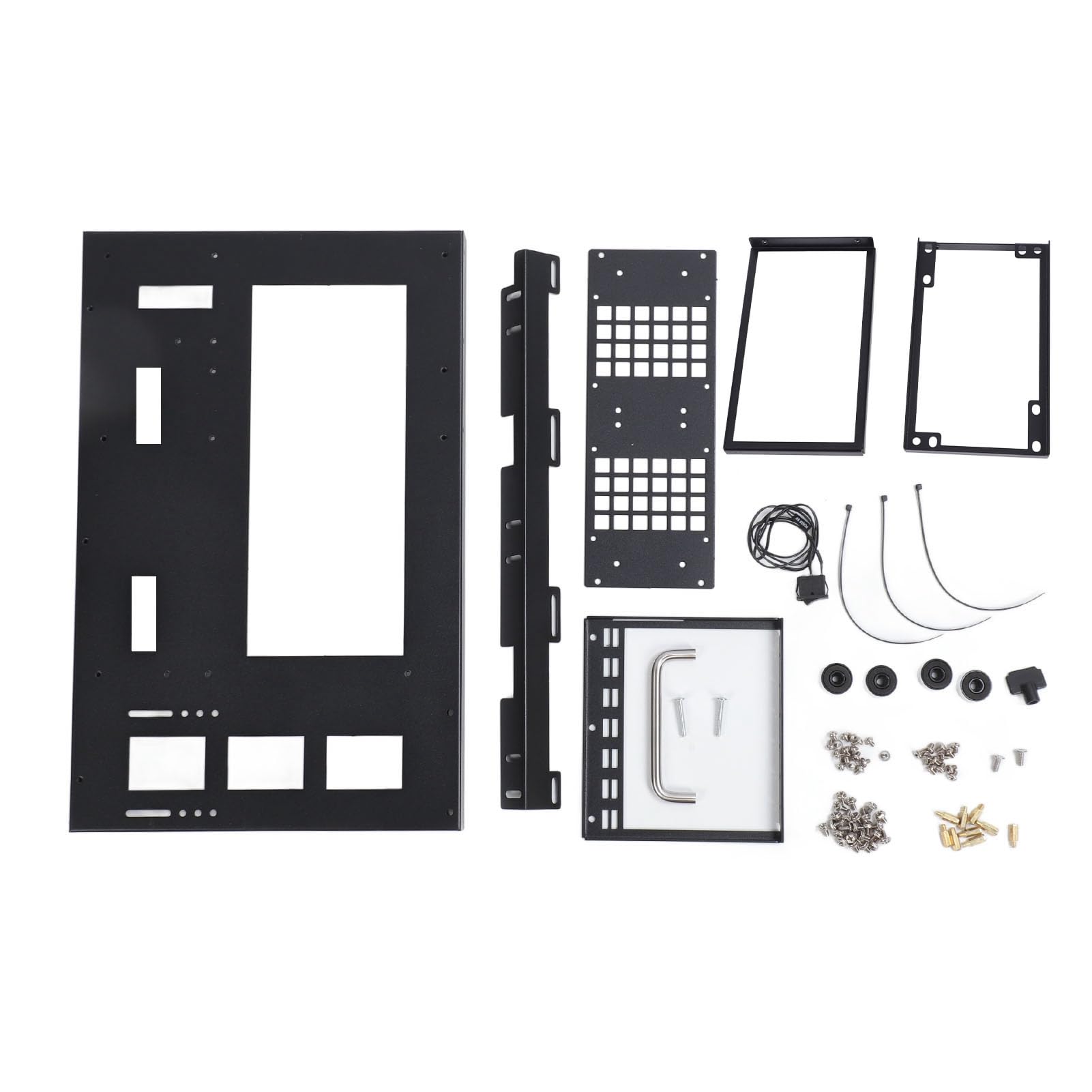 DIY Computer Motherboard Case Rack with Handle - Open Chassis PC Case for Enhanced Heat Dissipation - Perfect for PC Builders, Repair Shops & Tech Enthusiasts