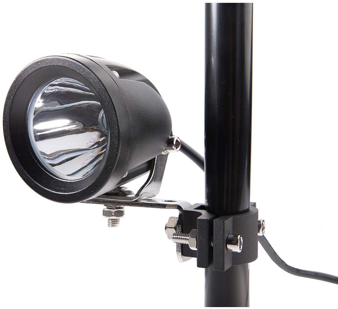 1.2 Inch Motorcycle Light Bar Bracket - Heavy Duty Offroad Tube Clamp for LED Work Lights (18-30mm) | Universal Mount for Motorcycle, Bicycle, Car Bull Bar | Durable Mounting Bracket for Off-Roading, Night Riding & Work Lighting