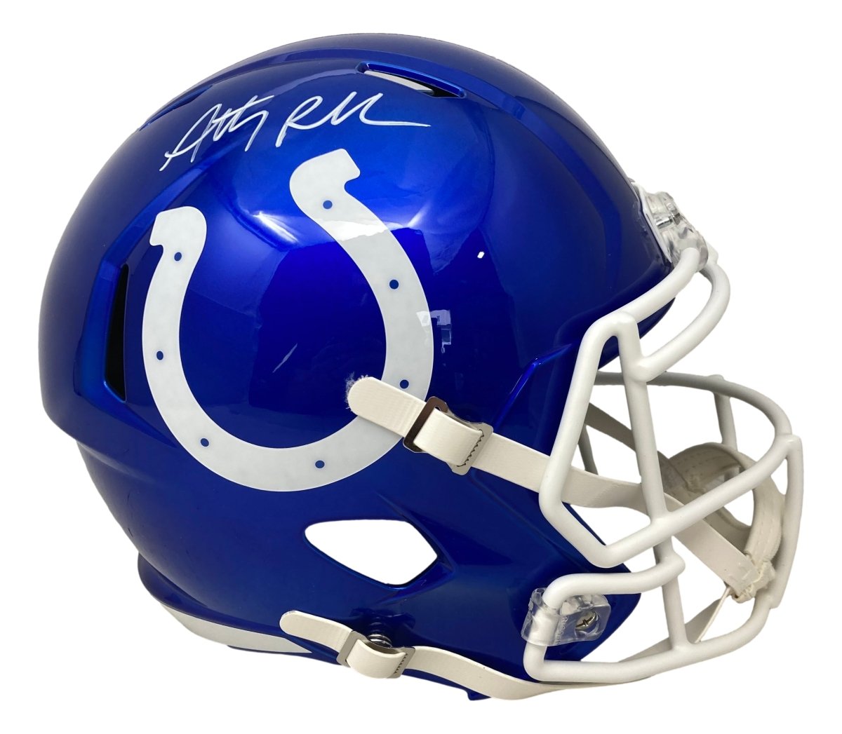 Anthony Richardson Signed Indianapolis Colts Full Size Replica Speed Helmet - Authentic NFL Collectible - Perfect for Football Fans, Sports Memorabilia Collectors & Game Room Decor