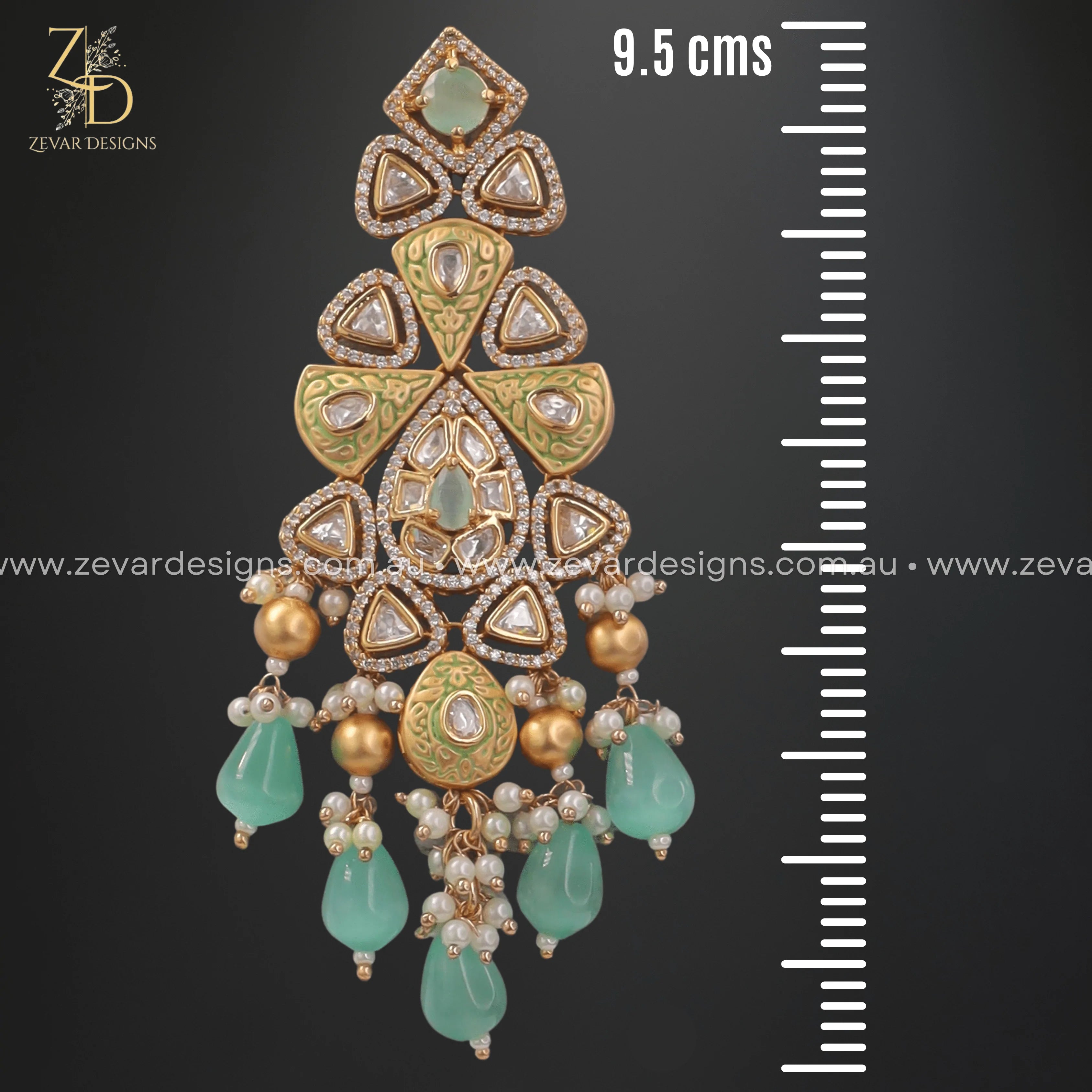 Exquisite Kundan Polki Choker Set with Tikka – Traditional Indian Bridal Jewelry for Weddings & Festive Occasions