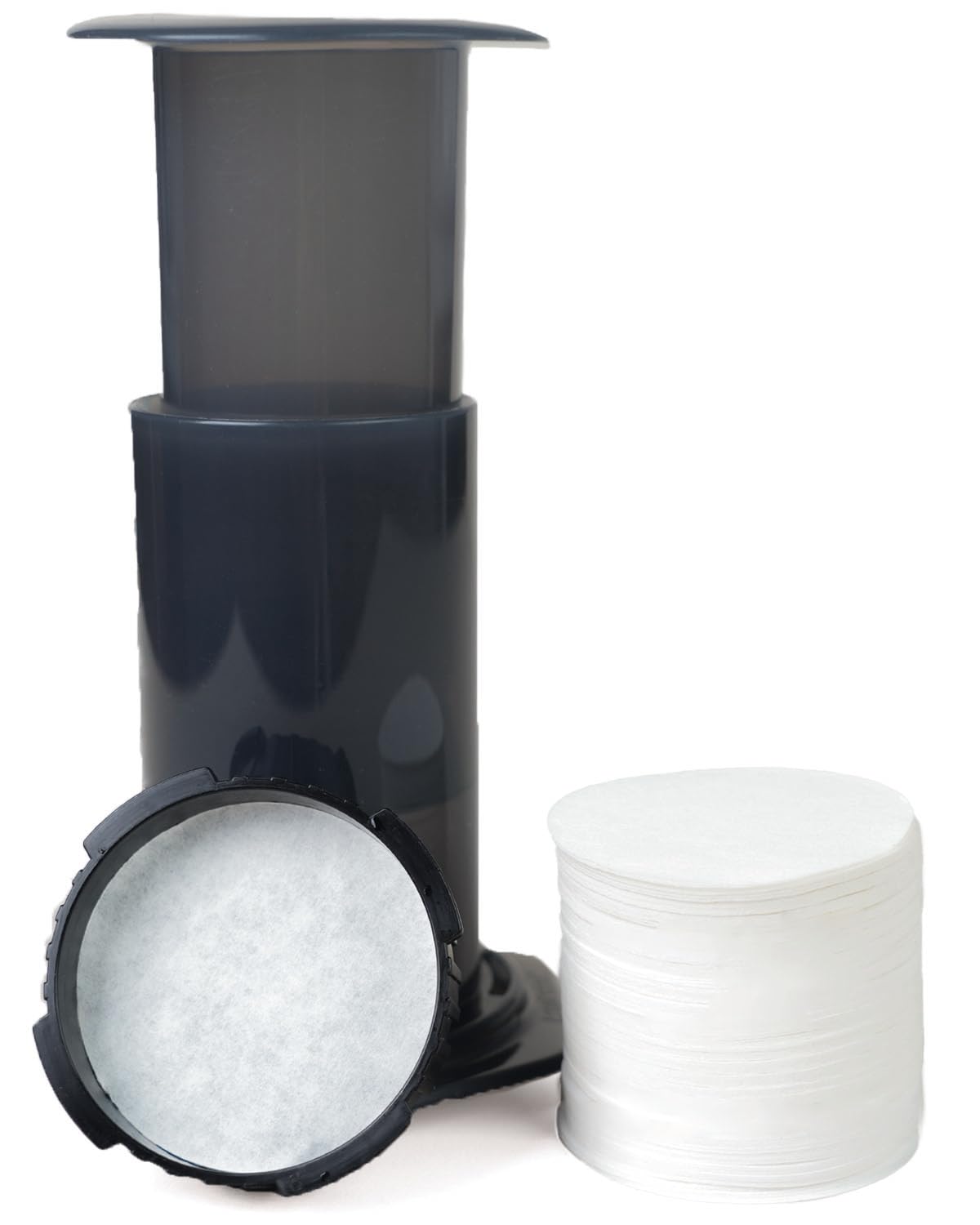 500-Count Round Disposable Coffee Filters - Compatible with Aeropress Coffee Makers, Perfect for Brewing Tea and Coffee at Home, Office or Camping