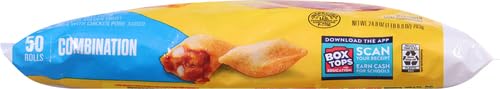 Totino's Pizza Rolls, Combination Flavors - Frozen Snack Appetizers (50 Count, 24.8 oz) - Perfect for Parties, Game Nights & Quick Meals