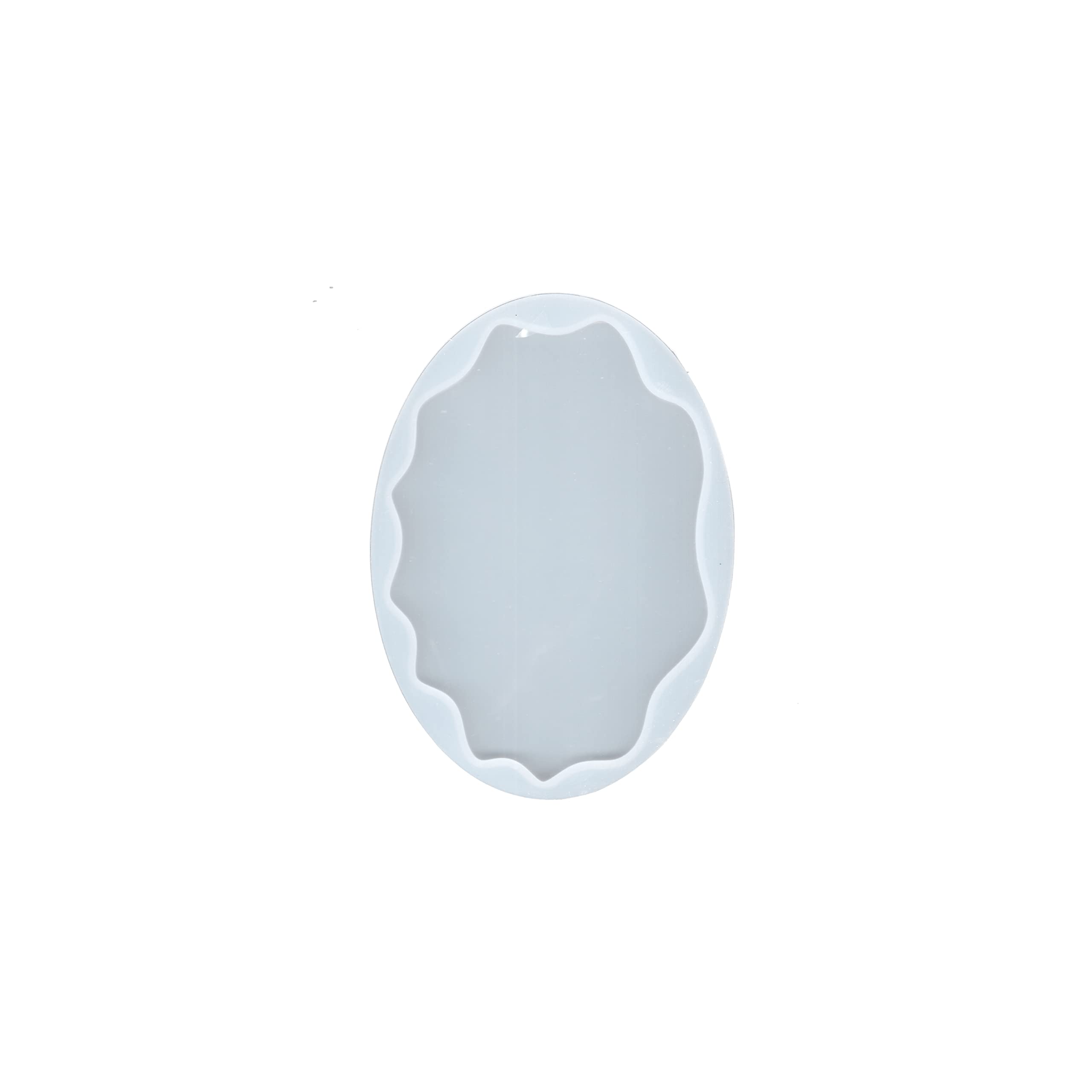 BanteyBanatey® Resin Art Silicone Molds for Jewelry Making - Oval Agate Epoxy Casting Mold DIY Coaster Craft Supplies (Pack of 1) - Perfect for Handmade Jewelry, Home Decor & Unique Gift Ideas