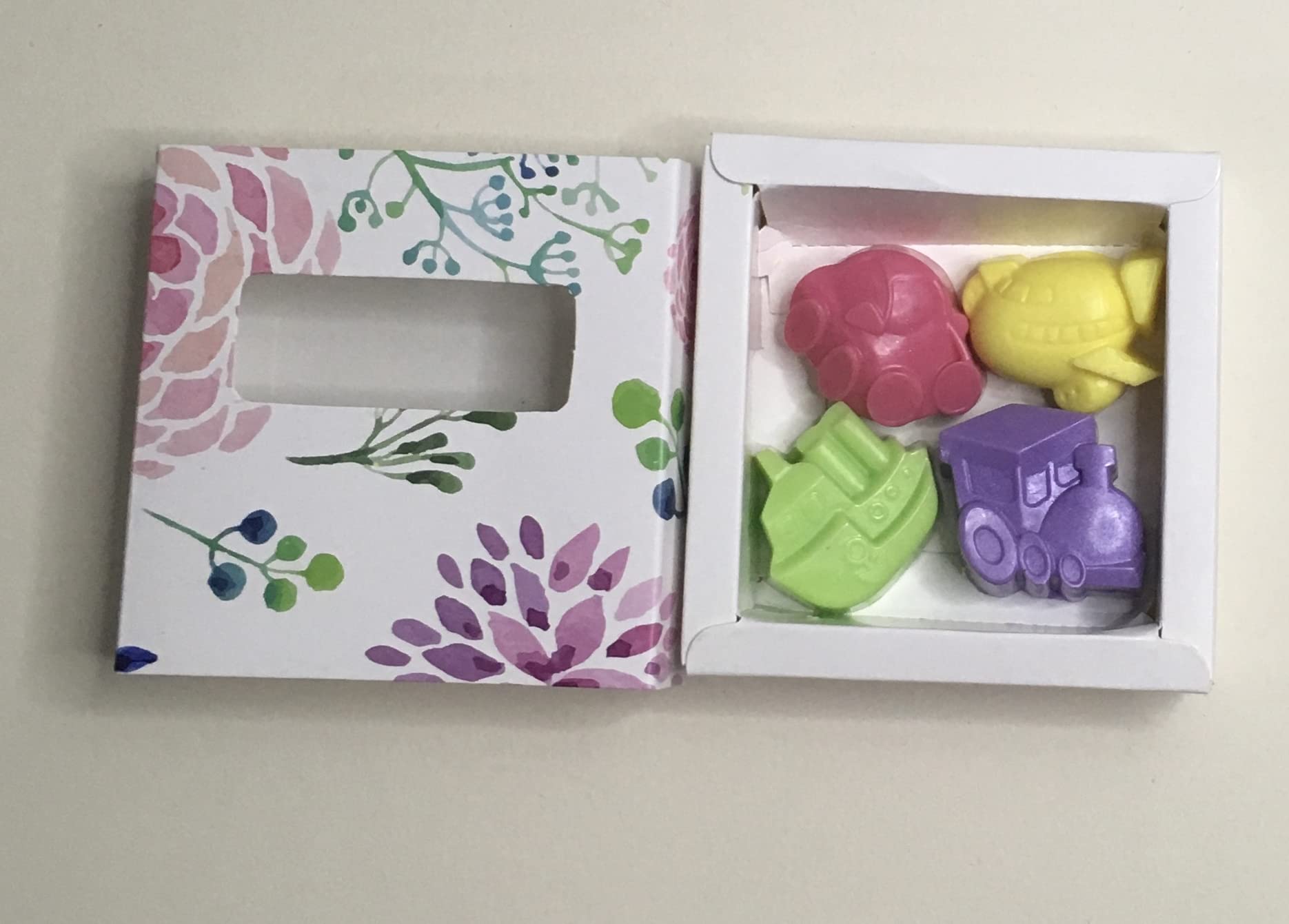 Handmade Love and Lather Soap Gift Set - 4 Car-Shaped Soaps (80g Total) | Paraben & SLS Free | Perfect for Kids, Birthday Gifts, Christmas Presents & Party Favors | Great for Bath Time Fun & Themed Celebrations