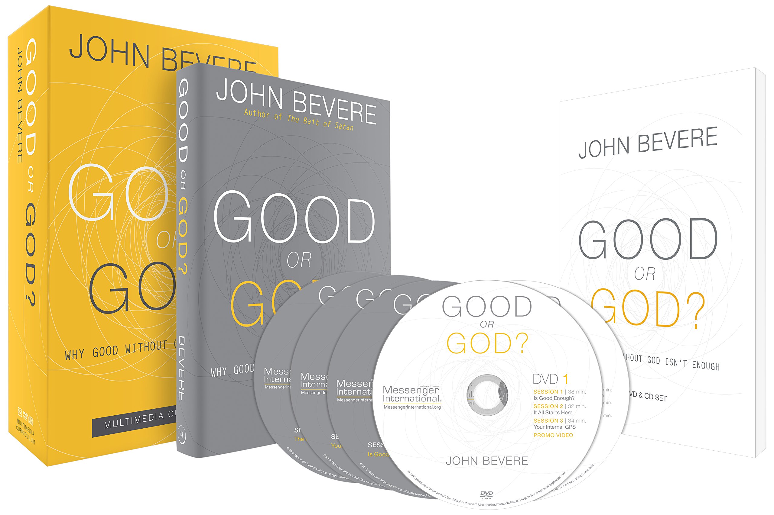 Good or God? Christian Study Curriculum - Book, DVD & CD Set for Bible Study Groups, Personal Devotion & Church Teaching