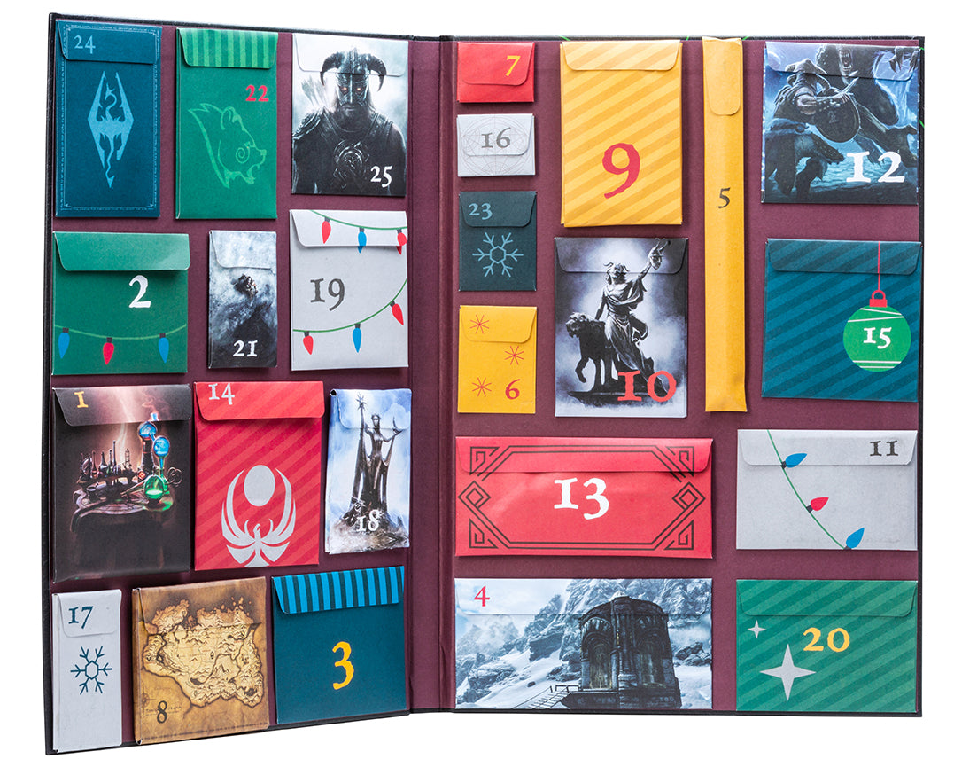 The Elder Scrolls V: Skyrim Official Advent Calendar - 24 Days of Holiday Fun for Gamers & Fantasy Lovers