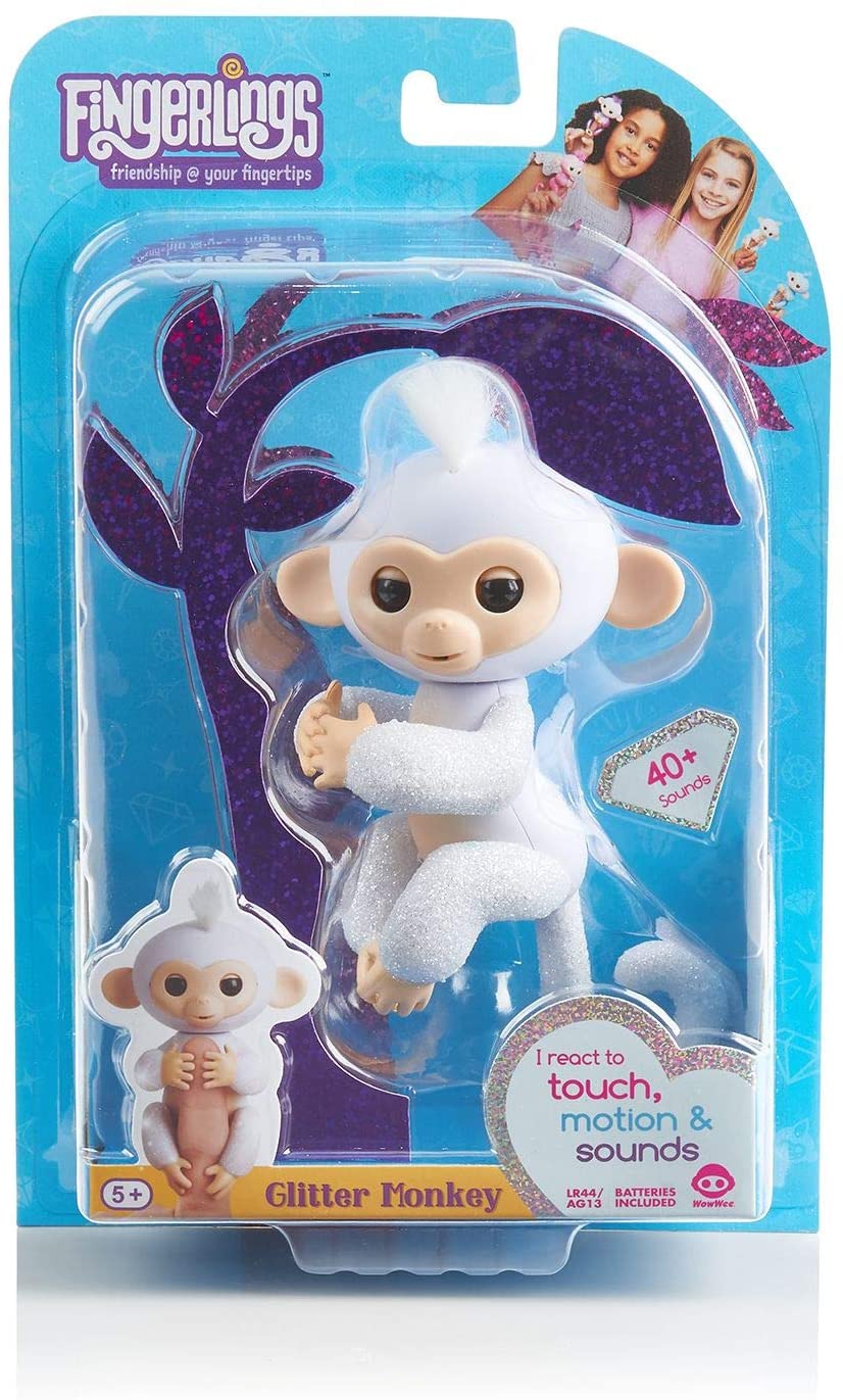 Fingerlings Interactive Baby Monkey Toy - Cute & Huggable Animated Pet for Kids - Perfect for Playtime, Gifts & Collectibles
