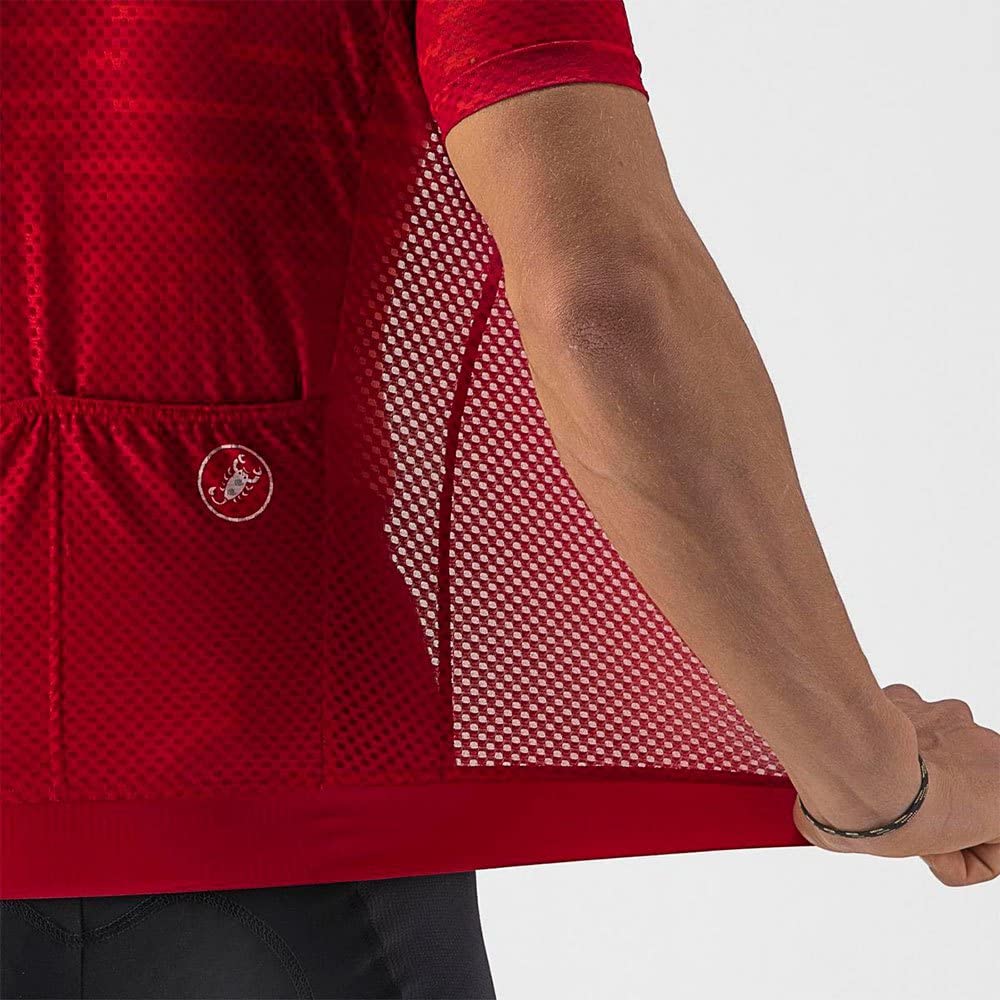 CASTELLI Men's Insider Bike Jersey - Cycling Short Sleeve Performance Shirt for Road & Mountain Biking - Breathable & Moisture-Wicking for Comfortable Rides