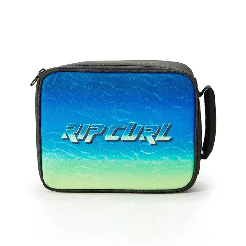 Rip Curl Lunch Box Combo - Insulated Cooler Bag for School, Work & Beach - Black & Multicolor - Perfect for Kids, Adults & Outdoor Activities