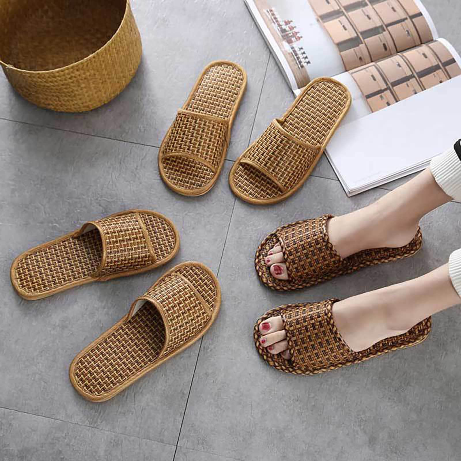 WILLBEST Water Shoes for Women & Men - Quick-Dry Beach Pool Slides, Non-Slip Shower Slippers for Swimming, Summer & Winter Use - Comfortable Sandals for Kids, Boys & Girls (Perfect for Beach, Poolside, Spa, Gym & Indoor Use)