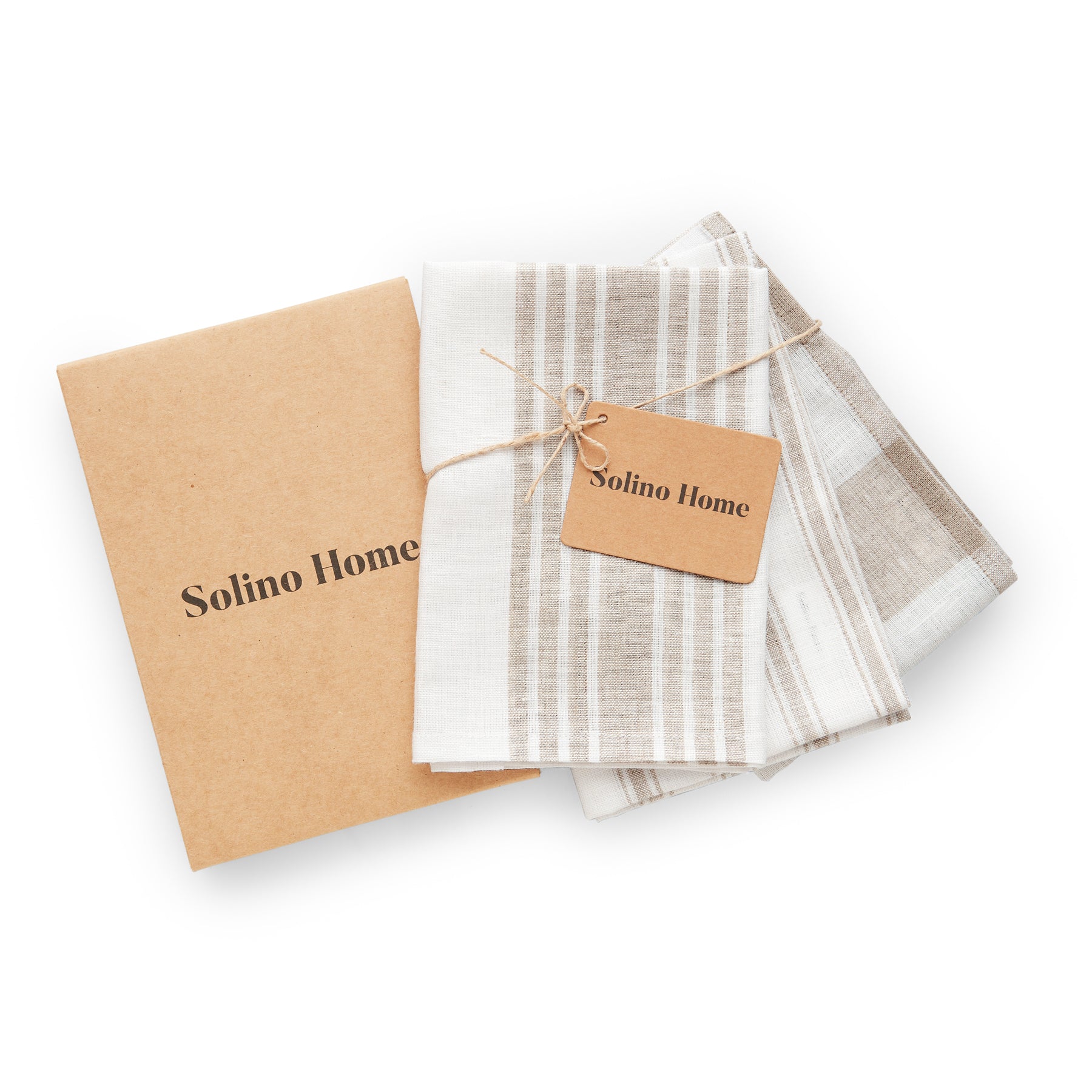 Premium Assorted Linen Kitchen Towels Set - 100% Natural Eco-Friendly Dish Cloths - Perfect for Cooking, Baking & Home Decor